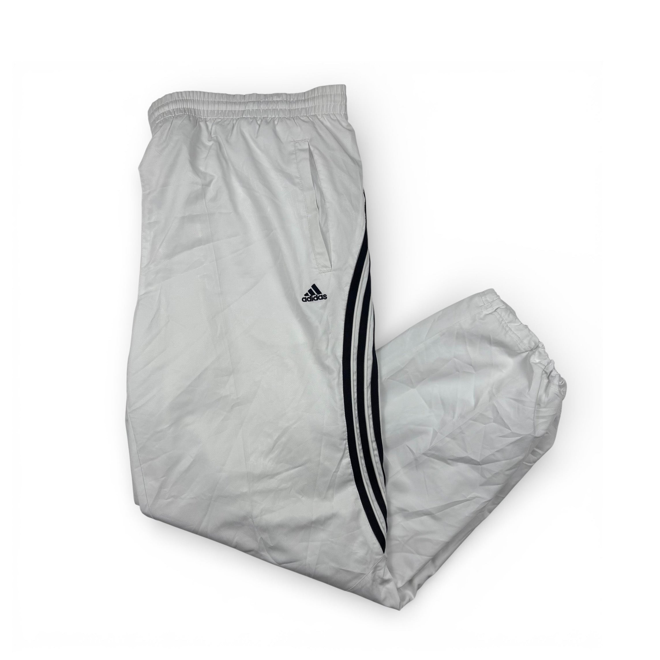 Adidas Trackpants Weiß Black-Stripes