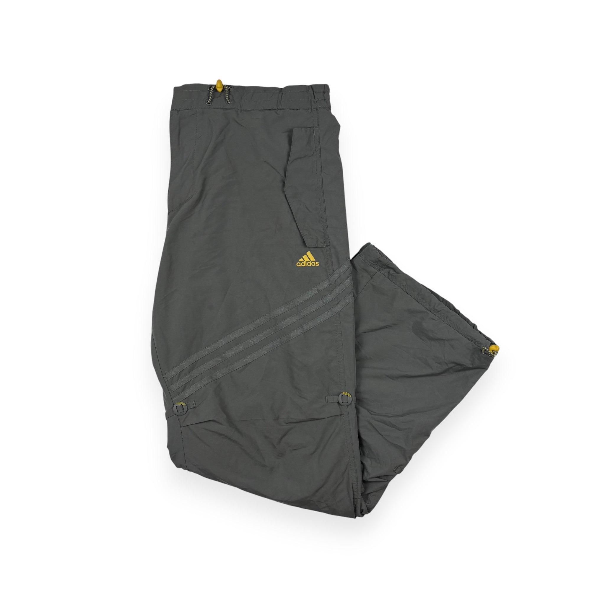 Adidas Funktionshose Grau/Gelb
