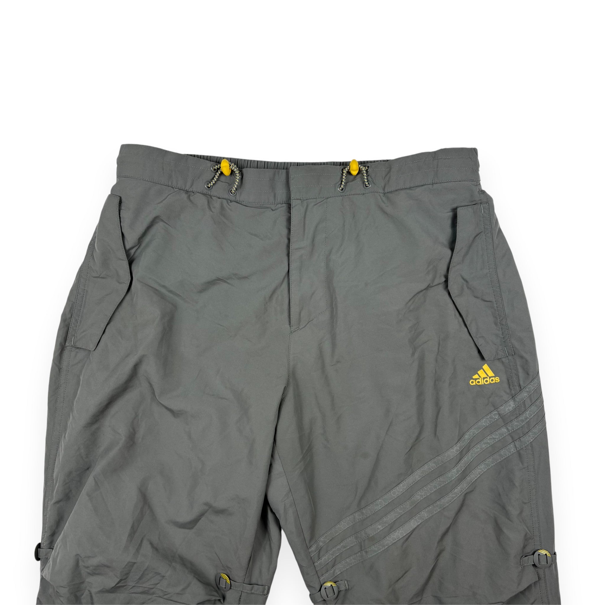 Adidas Funktionshose Grau/Gelb