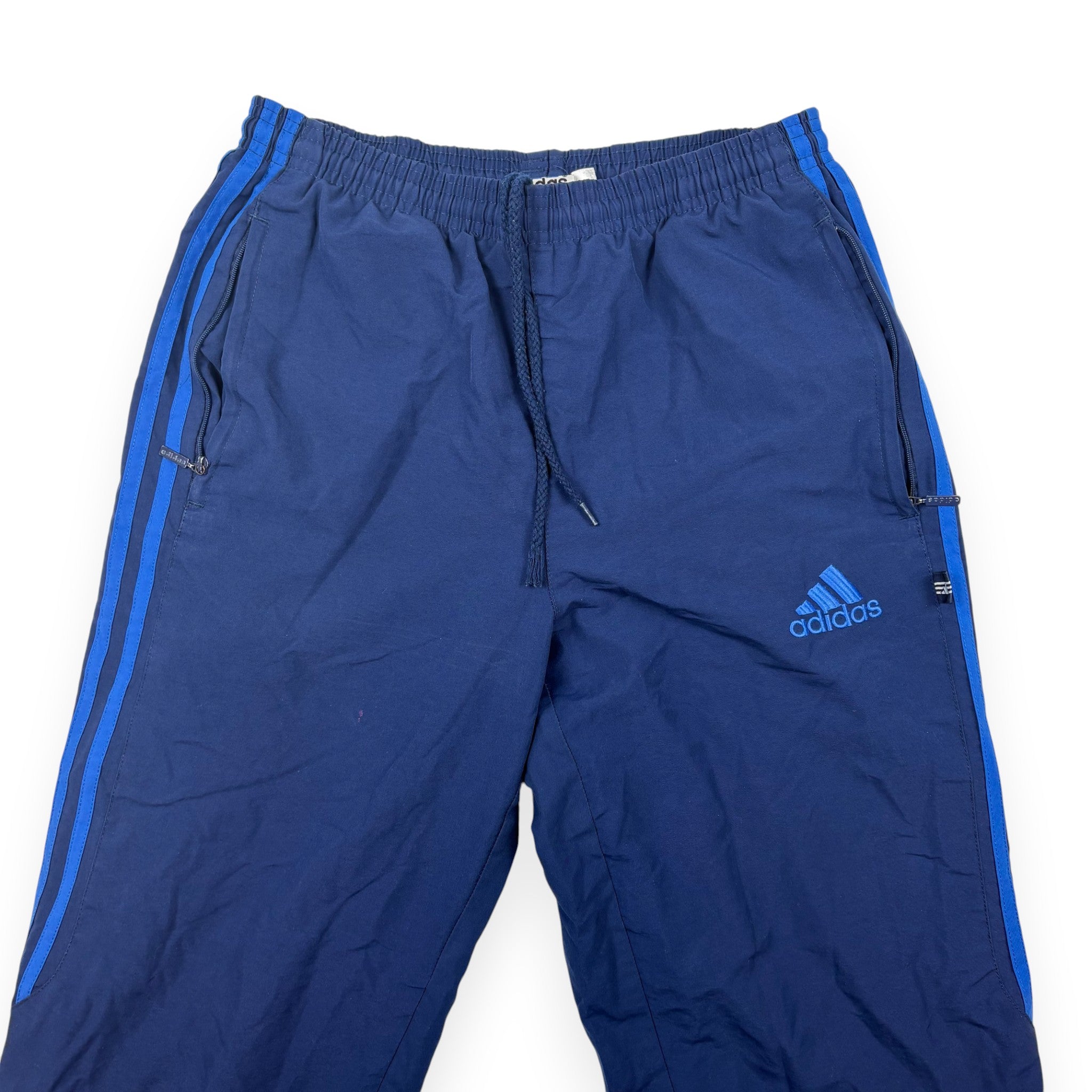 Adidas Trackpants Dunkelblau mit blauen Streifen