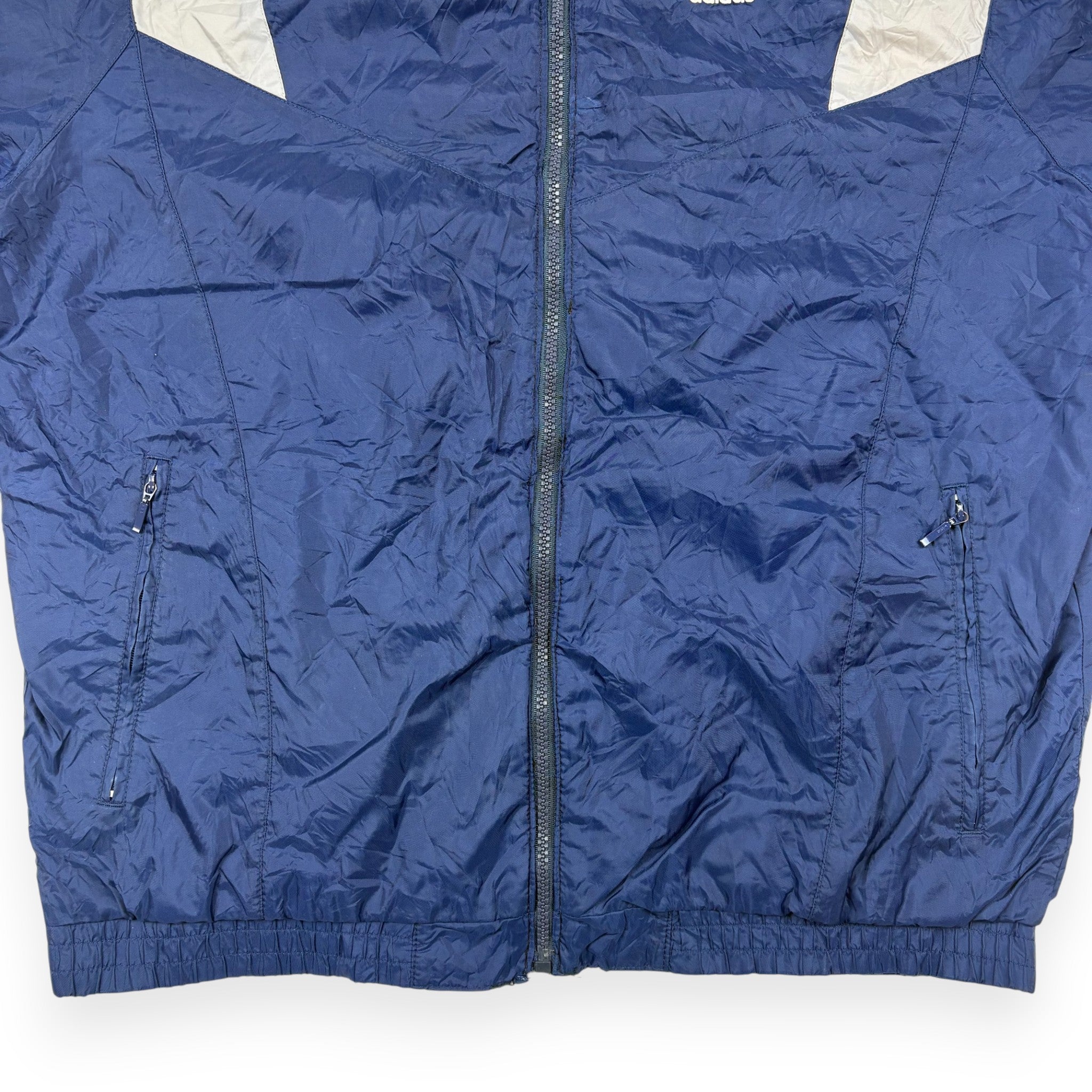 Adidas Trainingsjacke Vintage Blau Weiß
