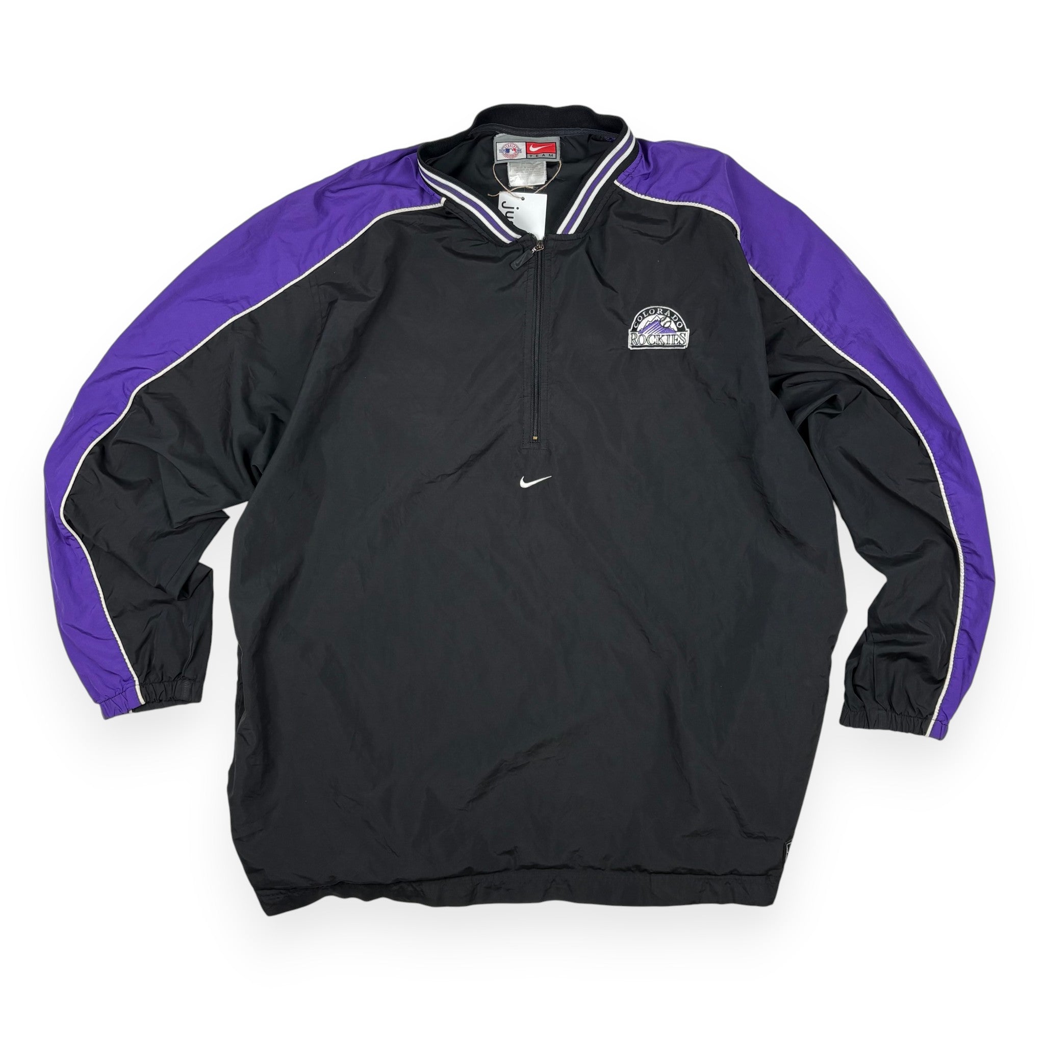 Nike Colorado Rockies Vintage Windbreaker Schwarz / Lila
