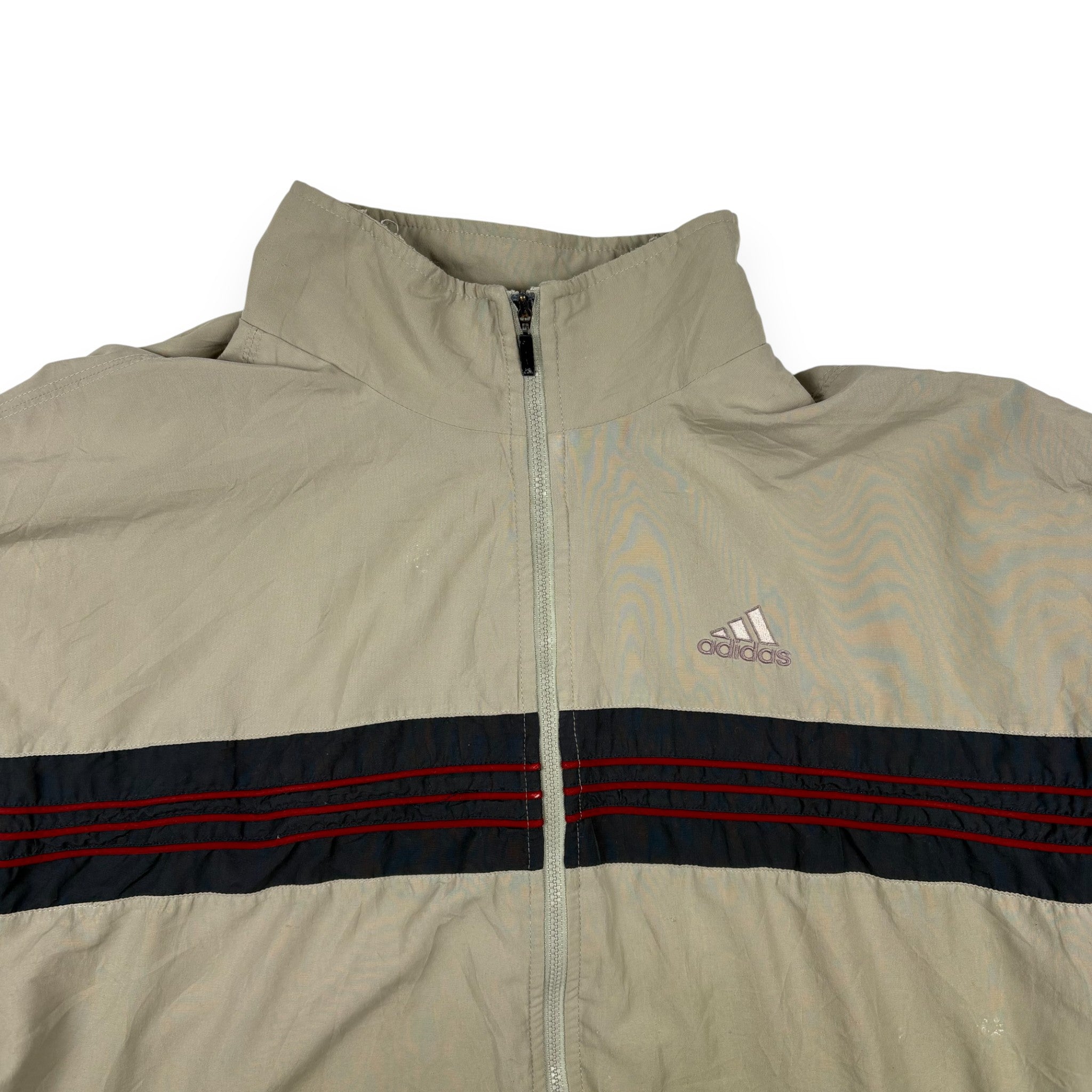 Adidas Trainingsjacke Vintage Grün Schwarz Rot