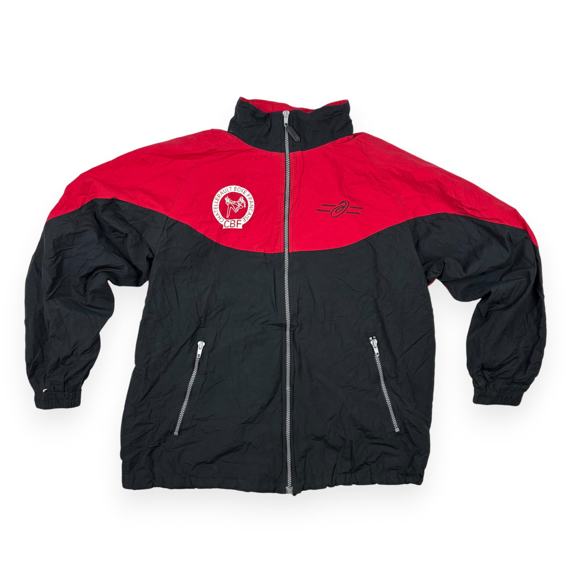 Asics Retro Trackjacket Schwarz/Rot