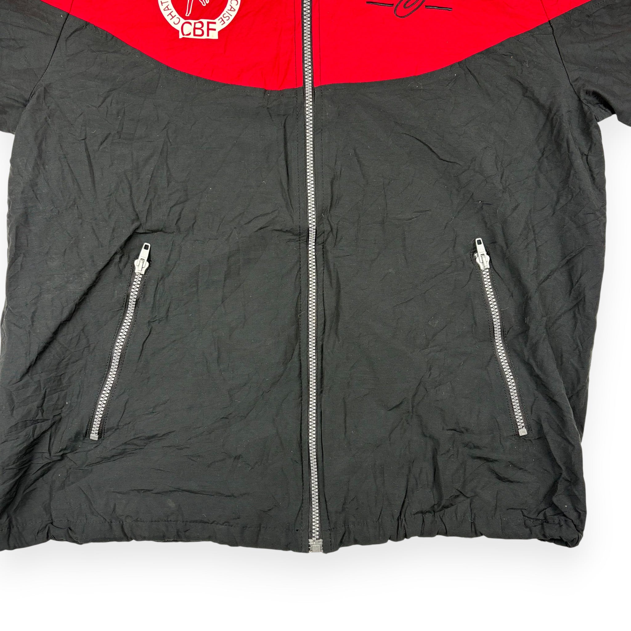 Asics Retro Trackjacket Schwarz/Rot