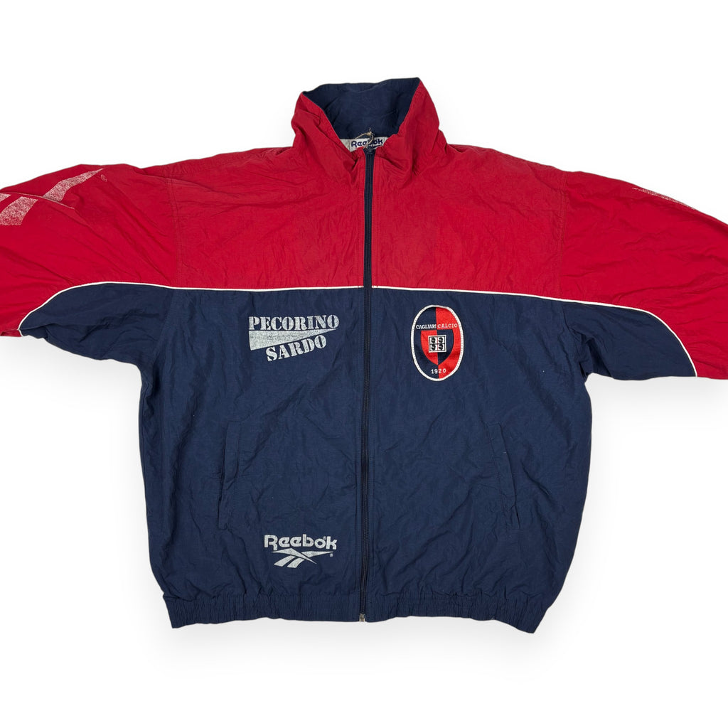 Reebok Cagliari Calcio Trackjacket Rot/Blau