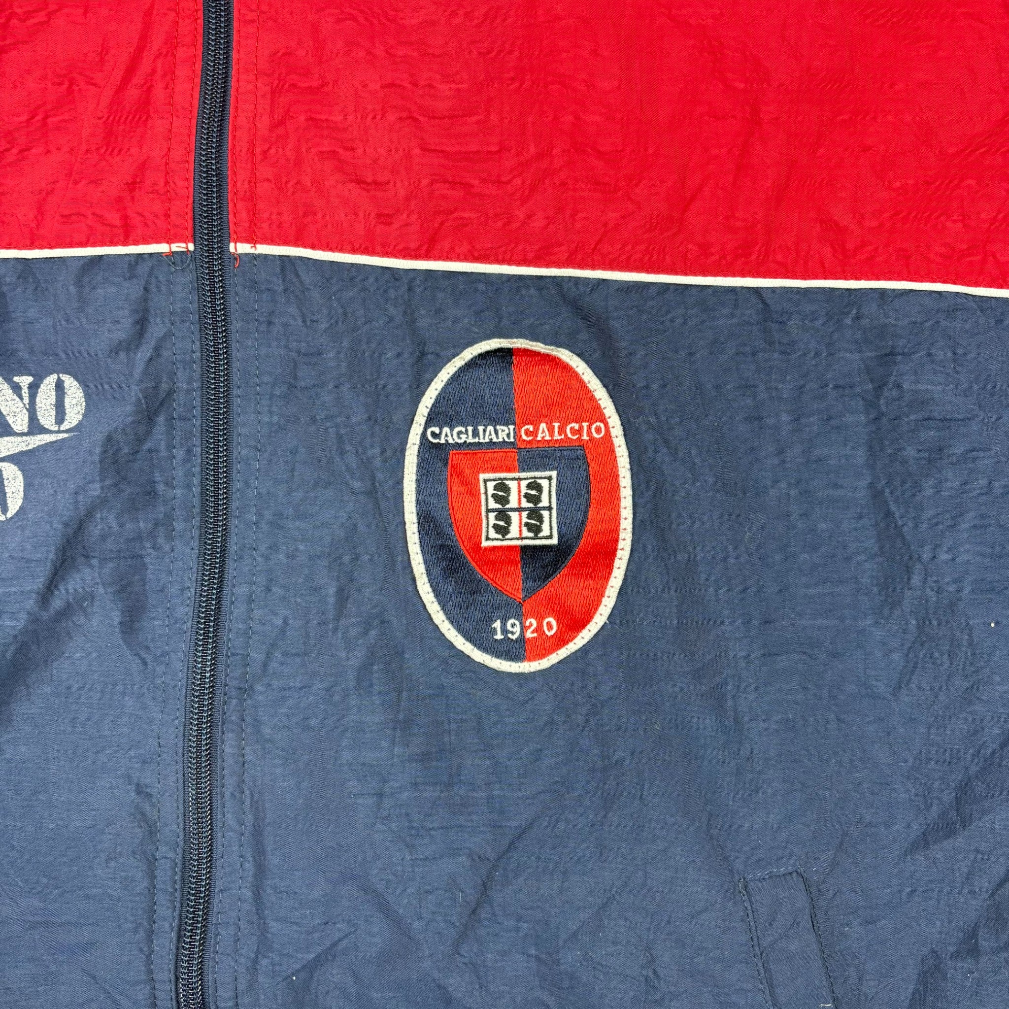 Reebok Cagliari Calcio Trackjacket Rot/Blau