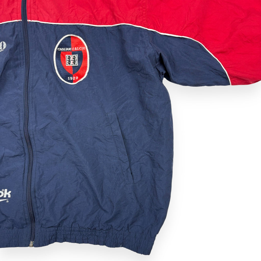 Reebok Cagliari Calcio Trackjacket Rot/Blau