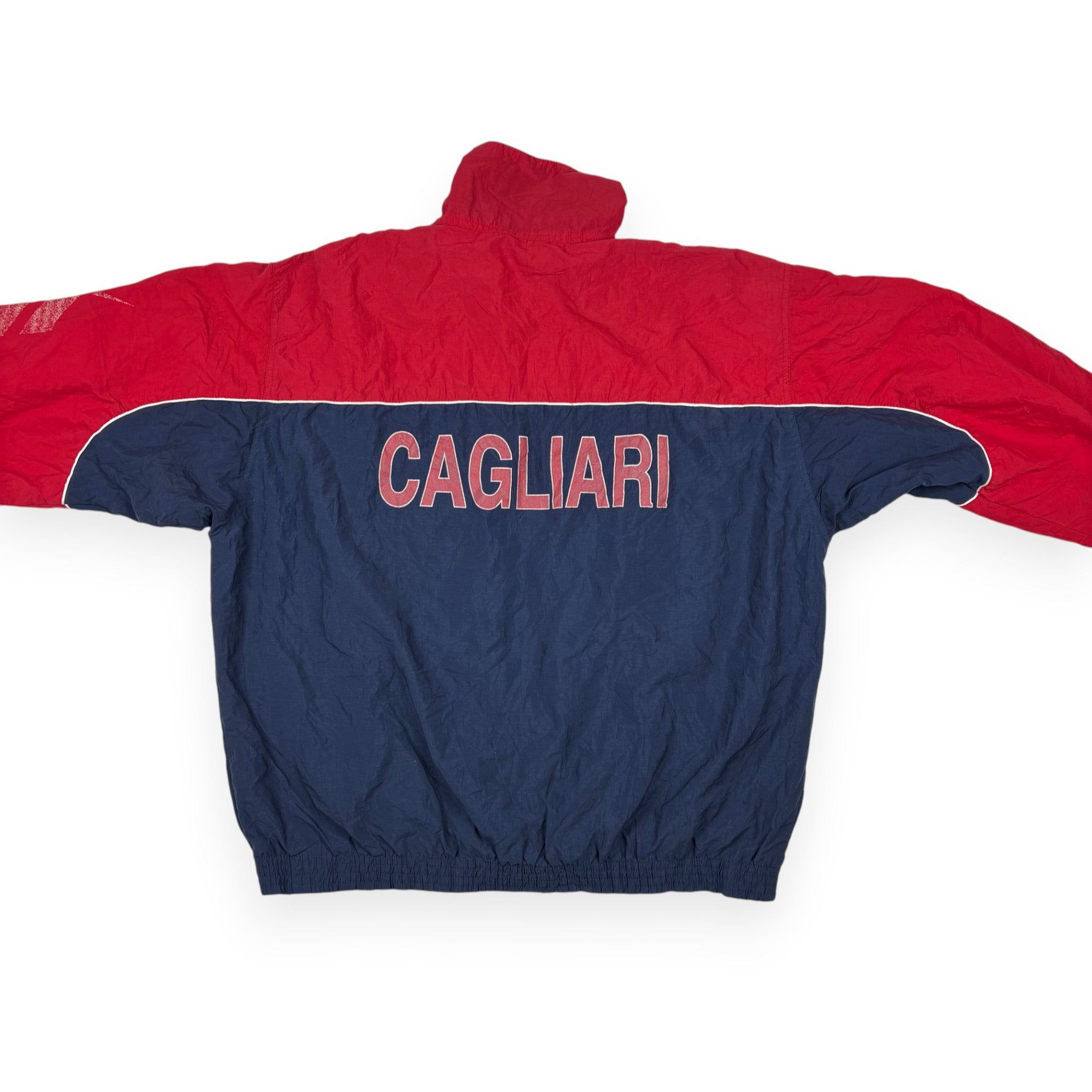Reebok Cagliari Calcio Trackjacket Rot/Blau