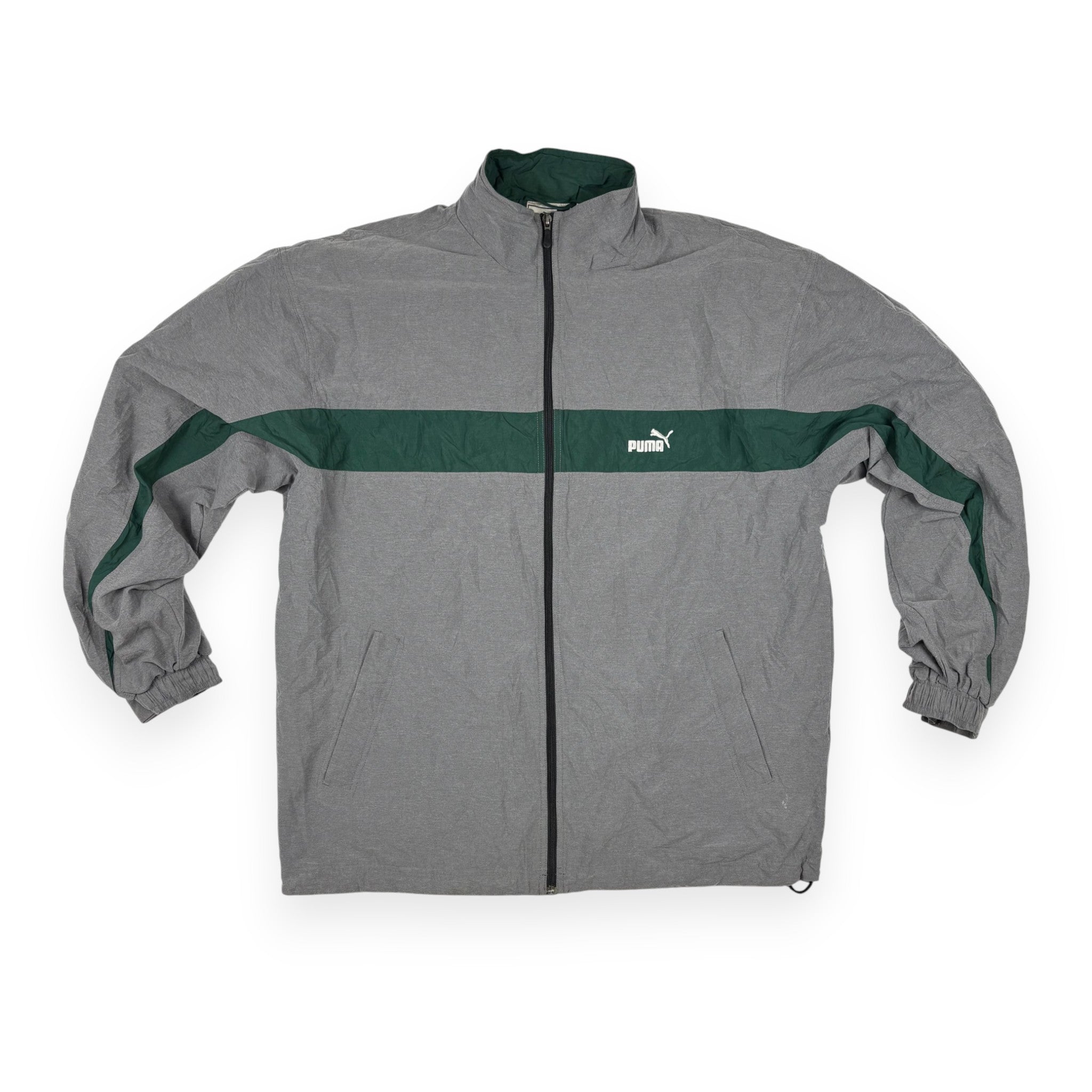 Puma Vintage Trainingsjacke Grau/Grün