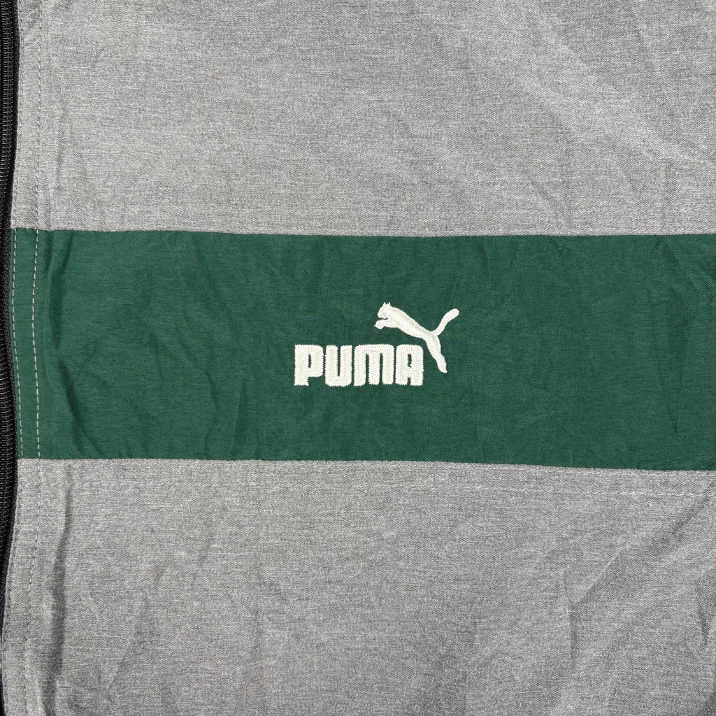 Puma Vintage Trainingsjacke Grau/Grün