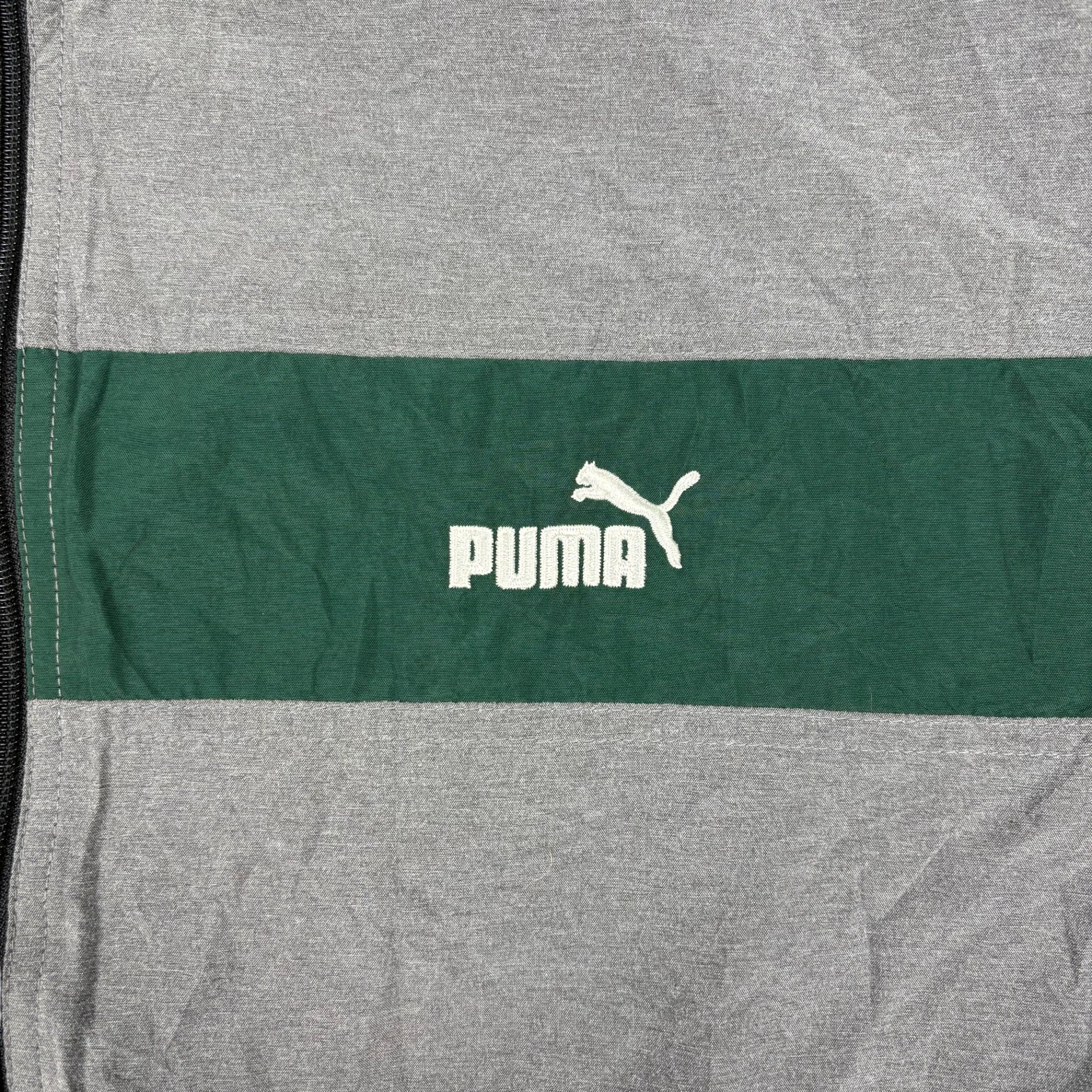 Puma Vintage Trainingsjacke Grau/Grün