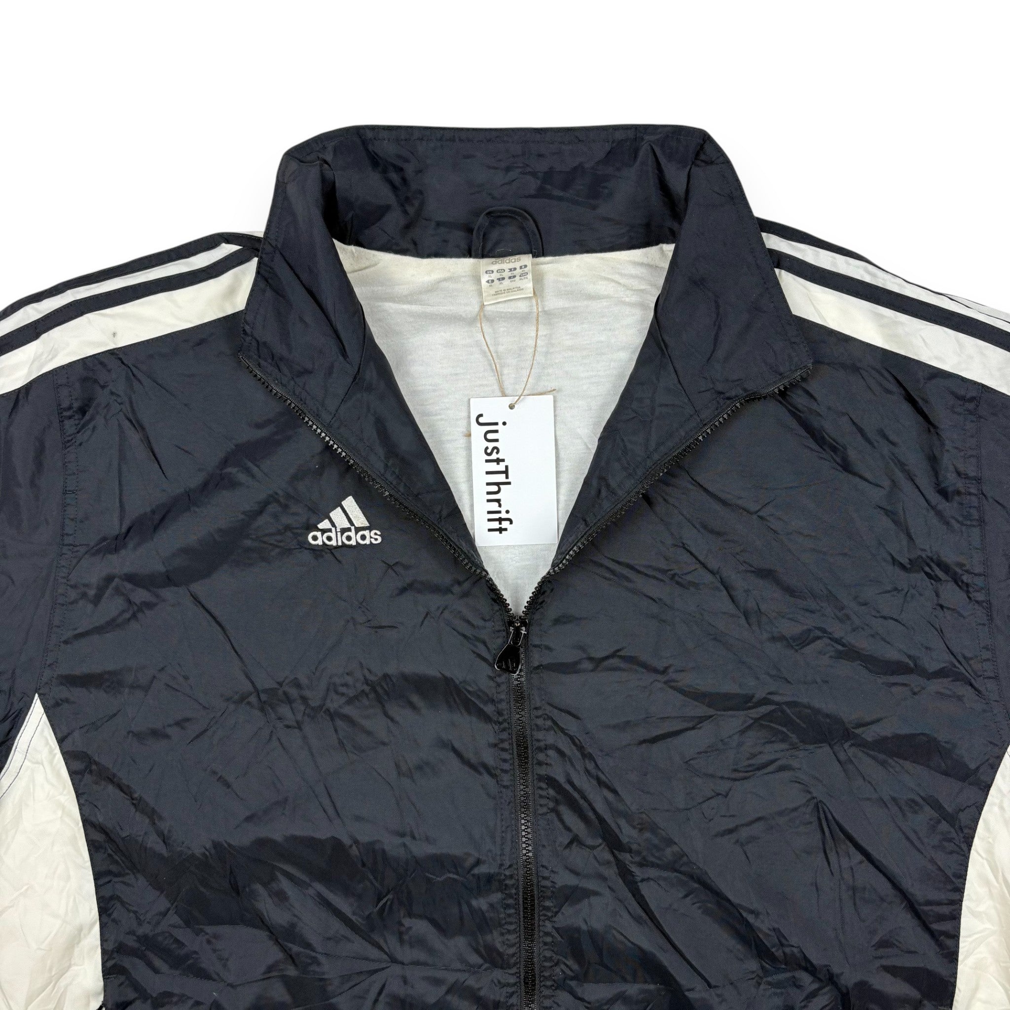 Adidas Trackjacket Schwarz-Weiß