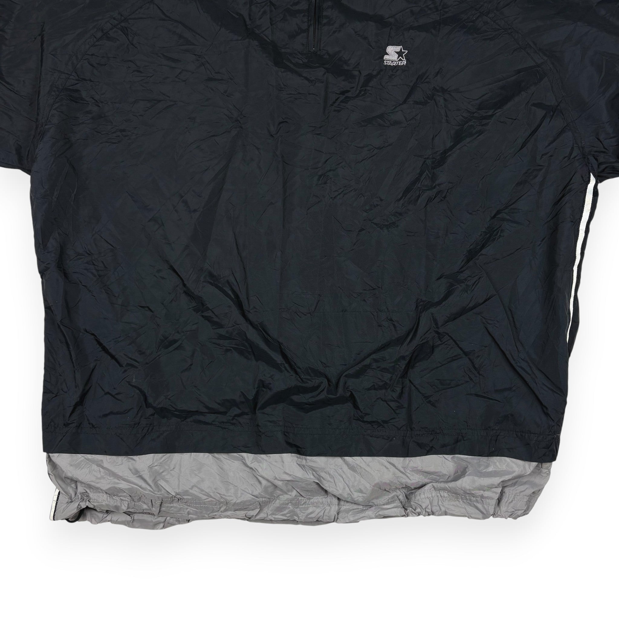 Starter Vintage Windbreaker Anorak Schwarz / Grau