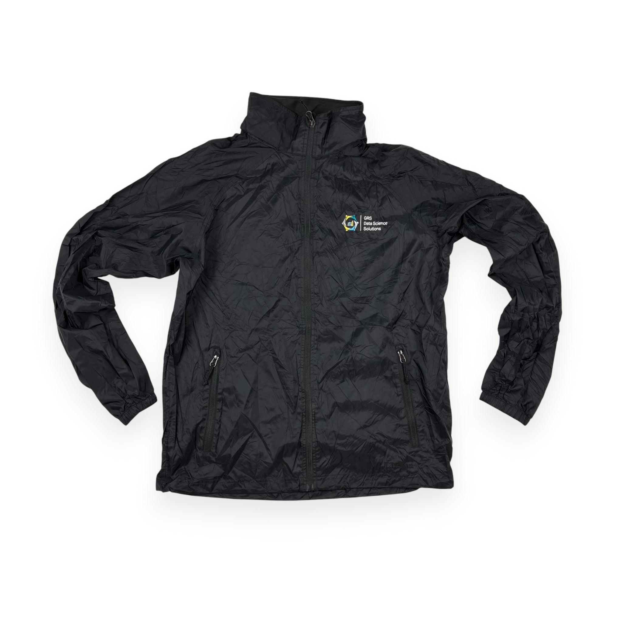 L.L.Bean Windbreaker Jacke Schwarz