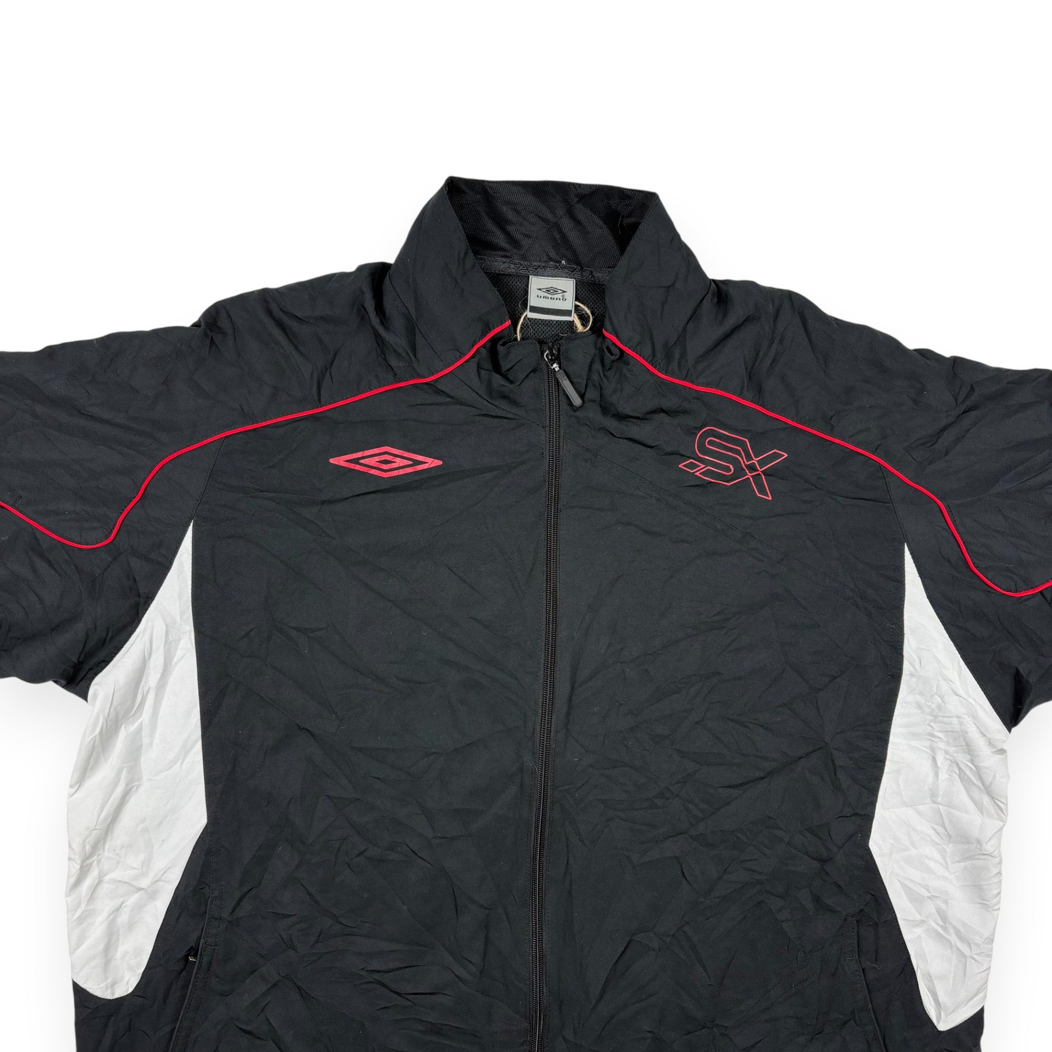 Umbro SX Trackjacket Schwarz-Weiß-Rot