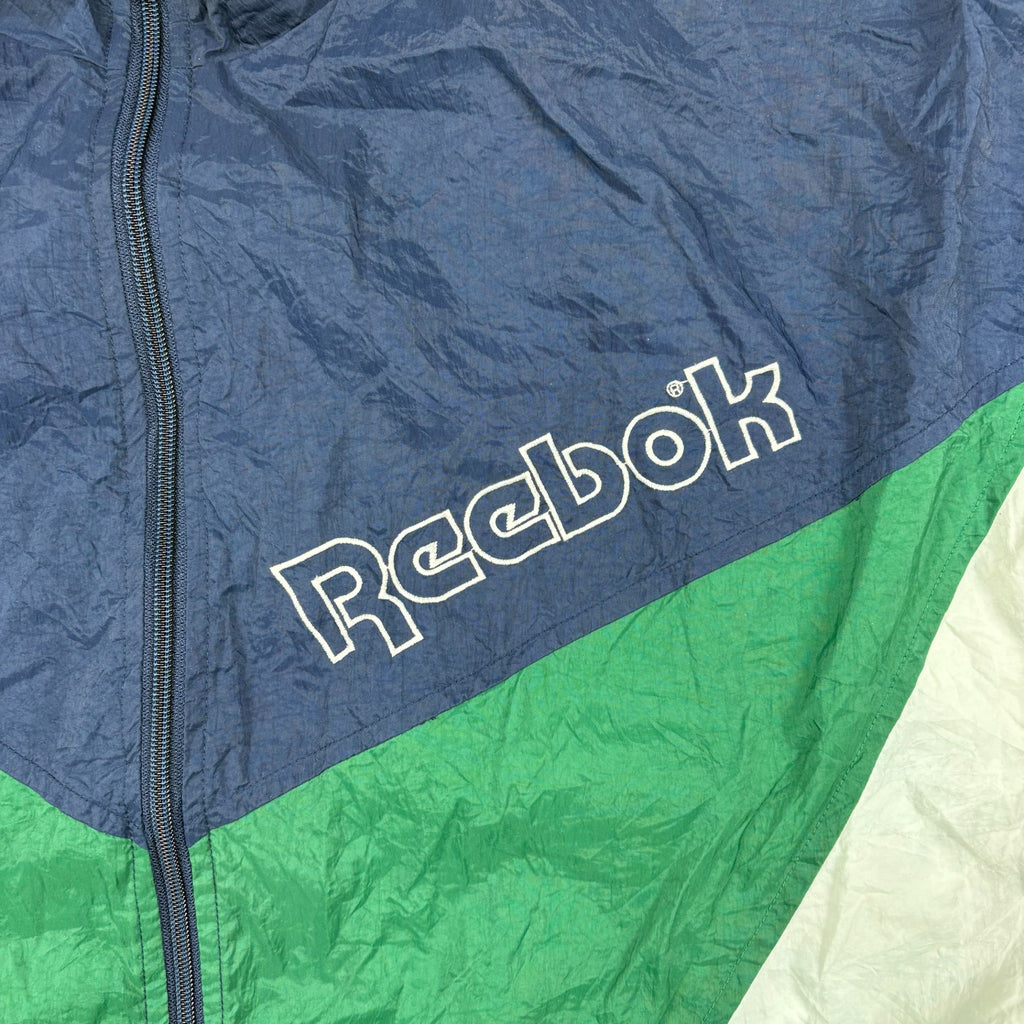 Reebok Trackjacket Navy / Grün / Weiß