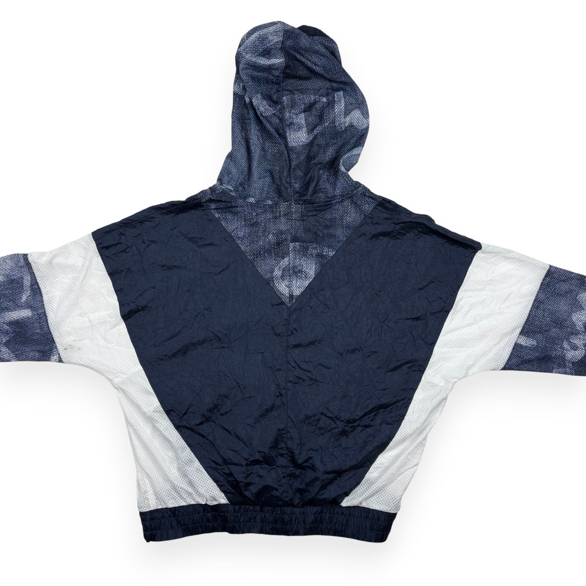 Champion Quarter-Zip Windbreaker Navy / Weiß / Pattern