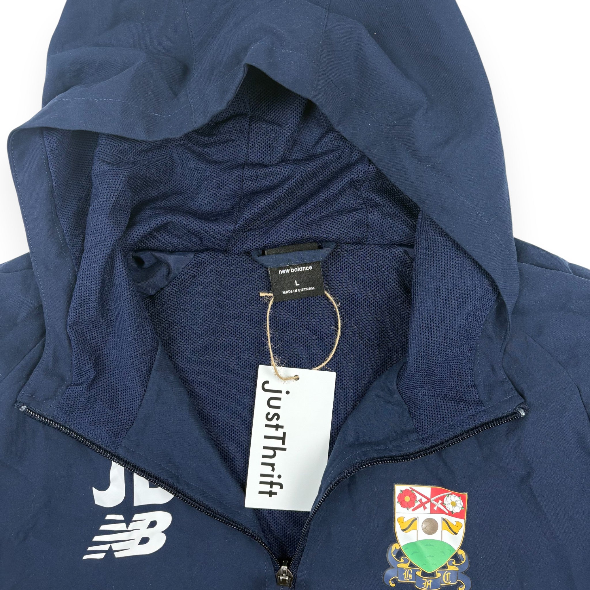 New Balance Trainingsjacke mit Kapuze Dunkelblau