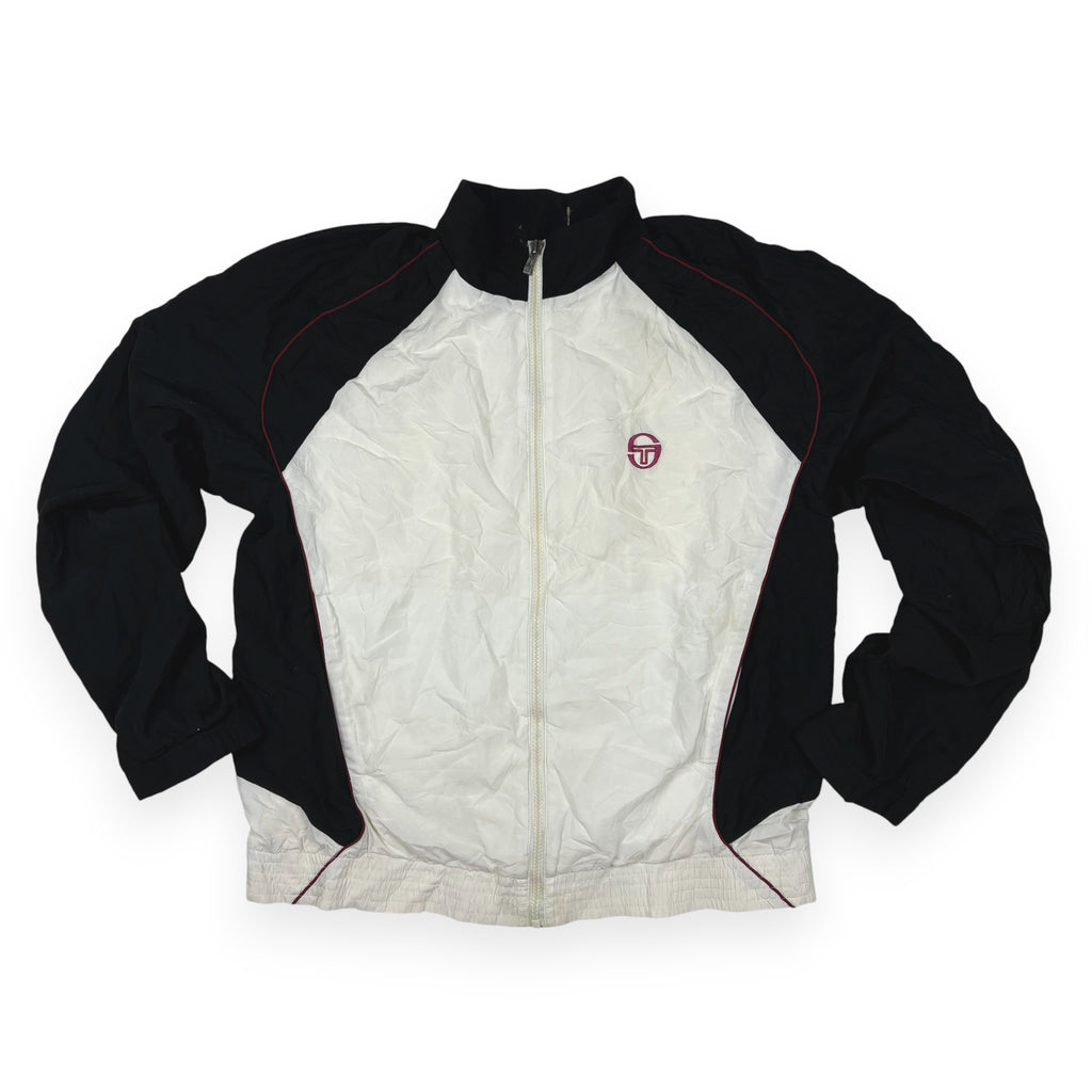 Sergio Tacchini Trainingsjacke Weiß Schwarz Magenta