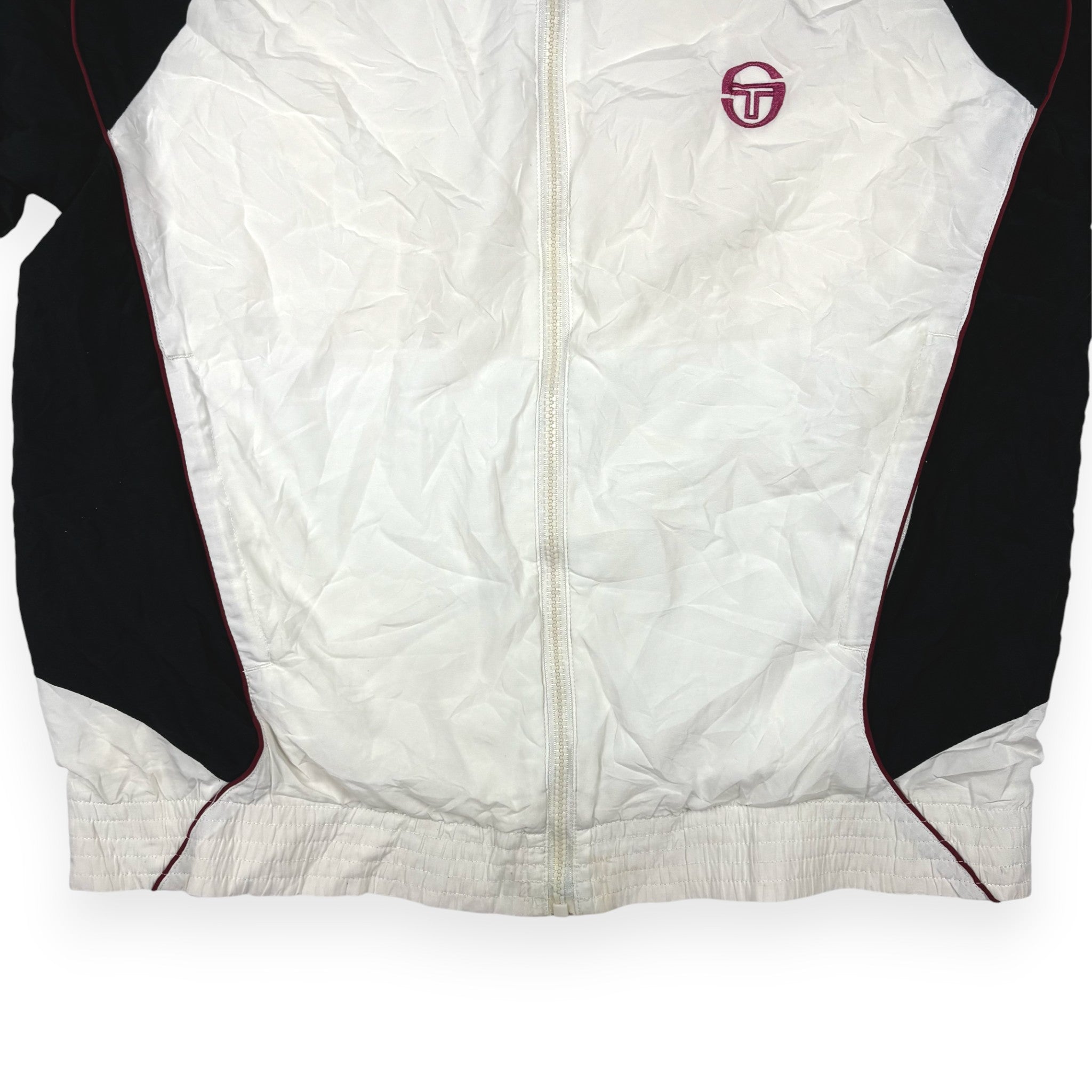 Sergio Tacchini Trainingsjacke Weiß Schwarz Magenta