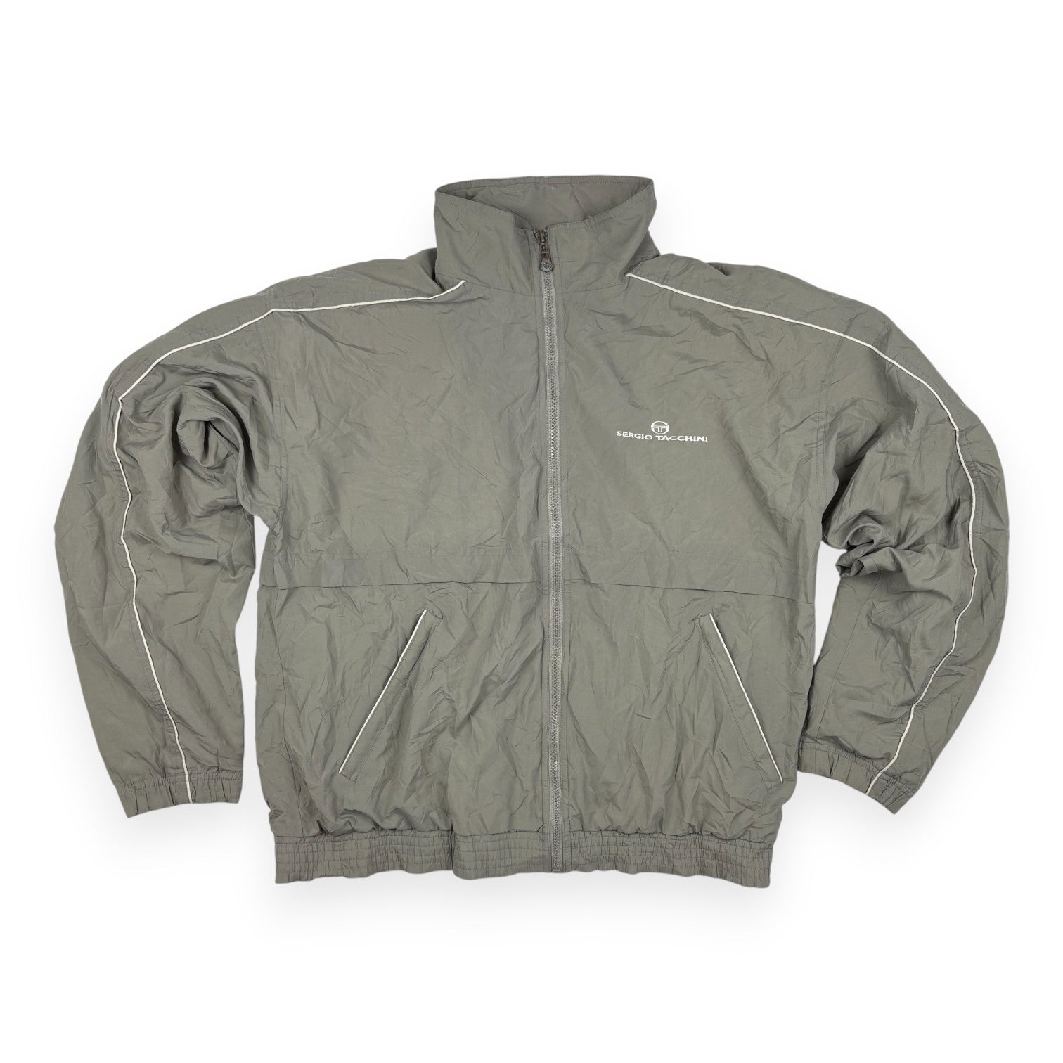 Sergio Tacchini Vintage Trackjacket Salbeigrün