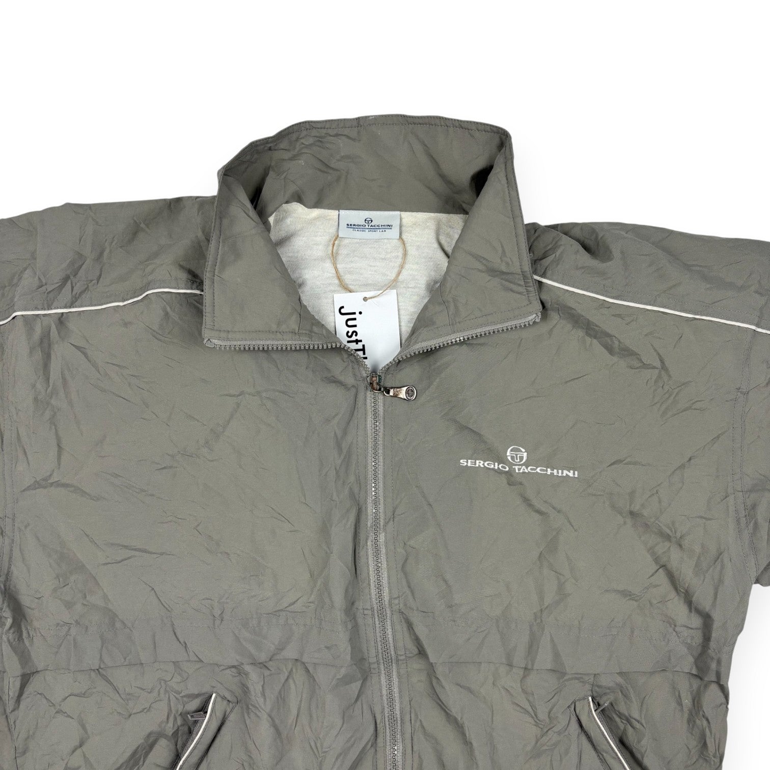 Sergio Tacchini Vintage Trackjacket Salbeigrün