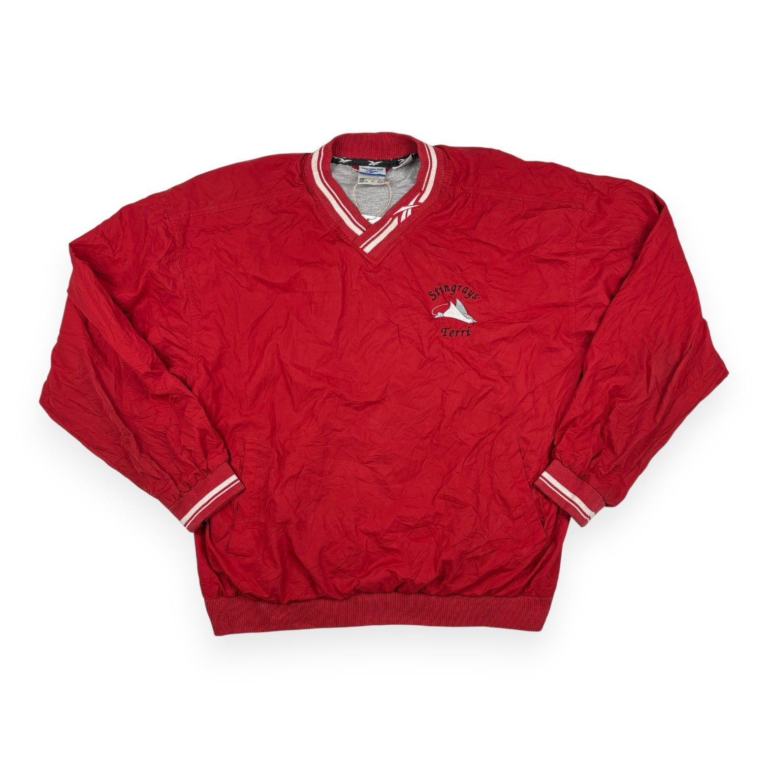 Reebok Stingrays Vintage Windbreaker Rot