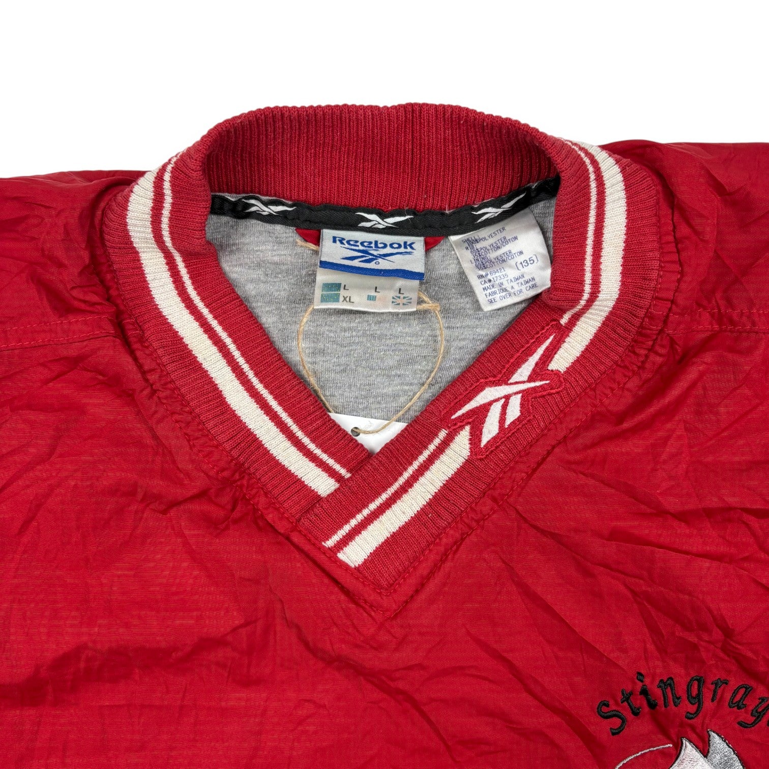 Reebok Stingrays Vintage Windbreaker Rot