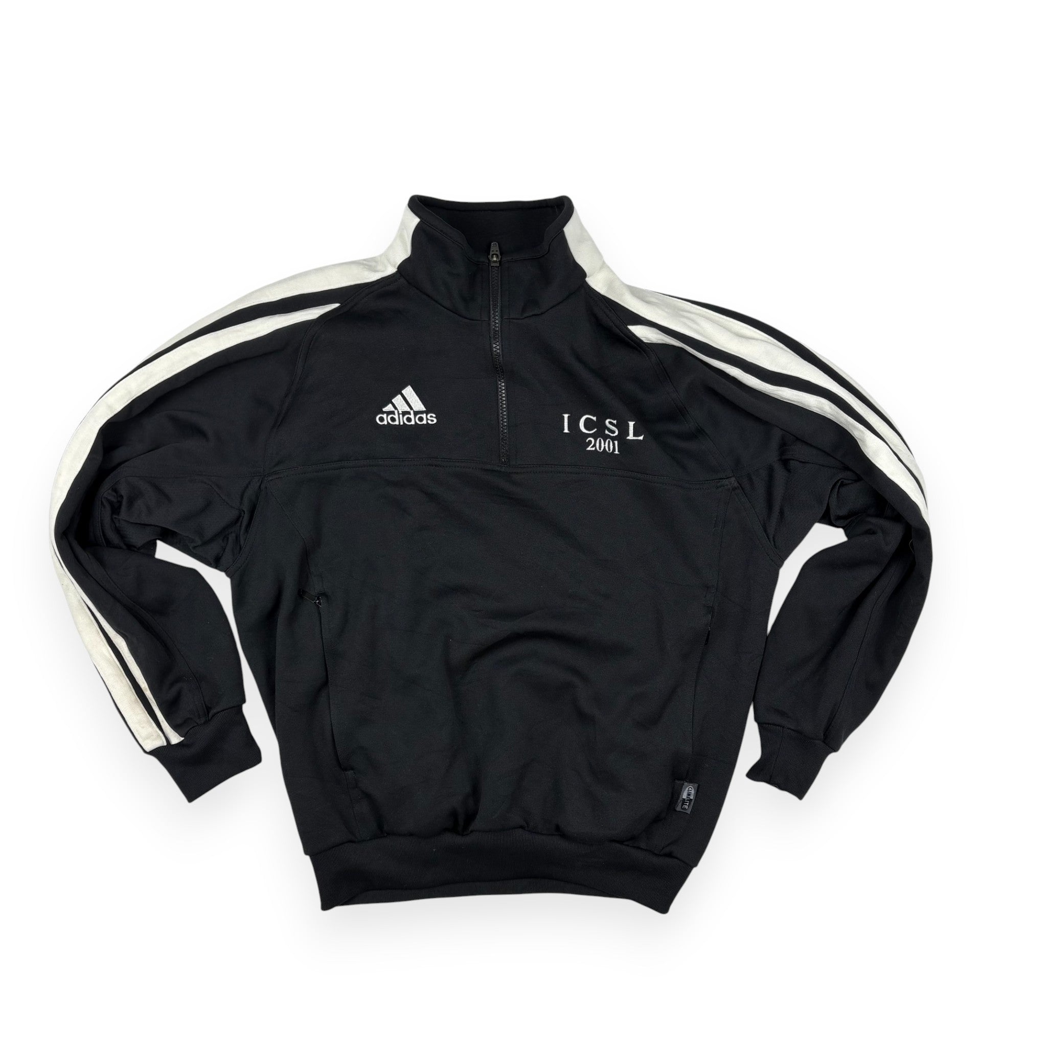 Adidas Trainingsjacke ICSL 2001 Schwarz Weiß