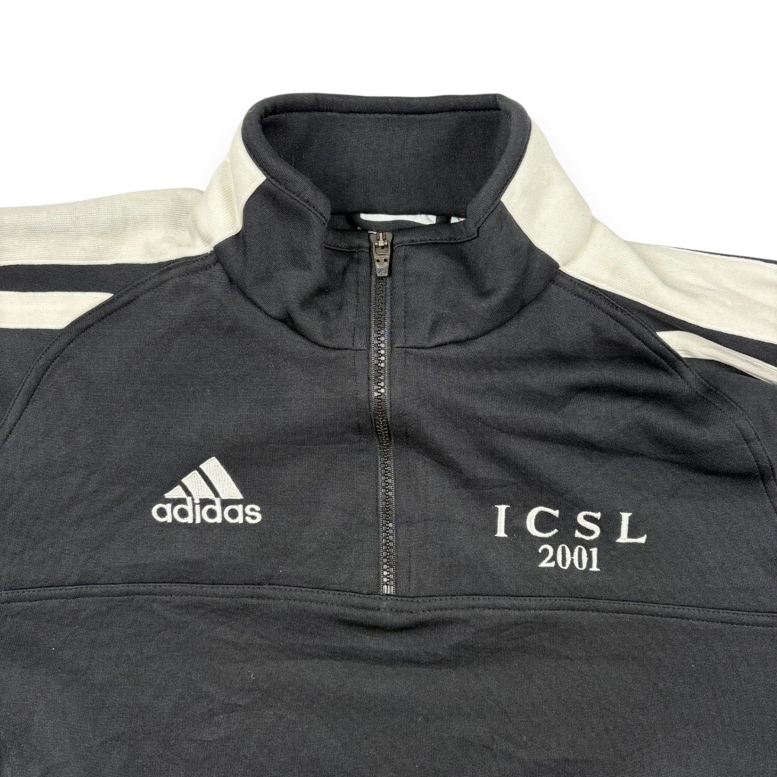Adidas Trainingsjacke ICSL 2001 Schwarz Weiß