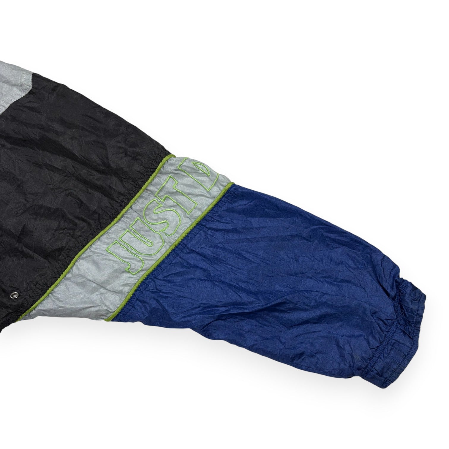 Nike Vintage Trainingsjacke Blau Schwarz Grau