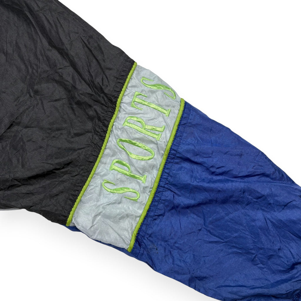 Nike Vintage Trainingsjacke Blau Schwarz Grau