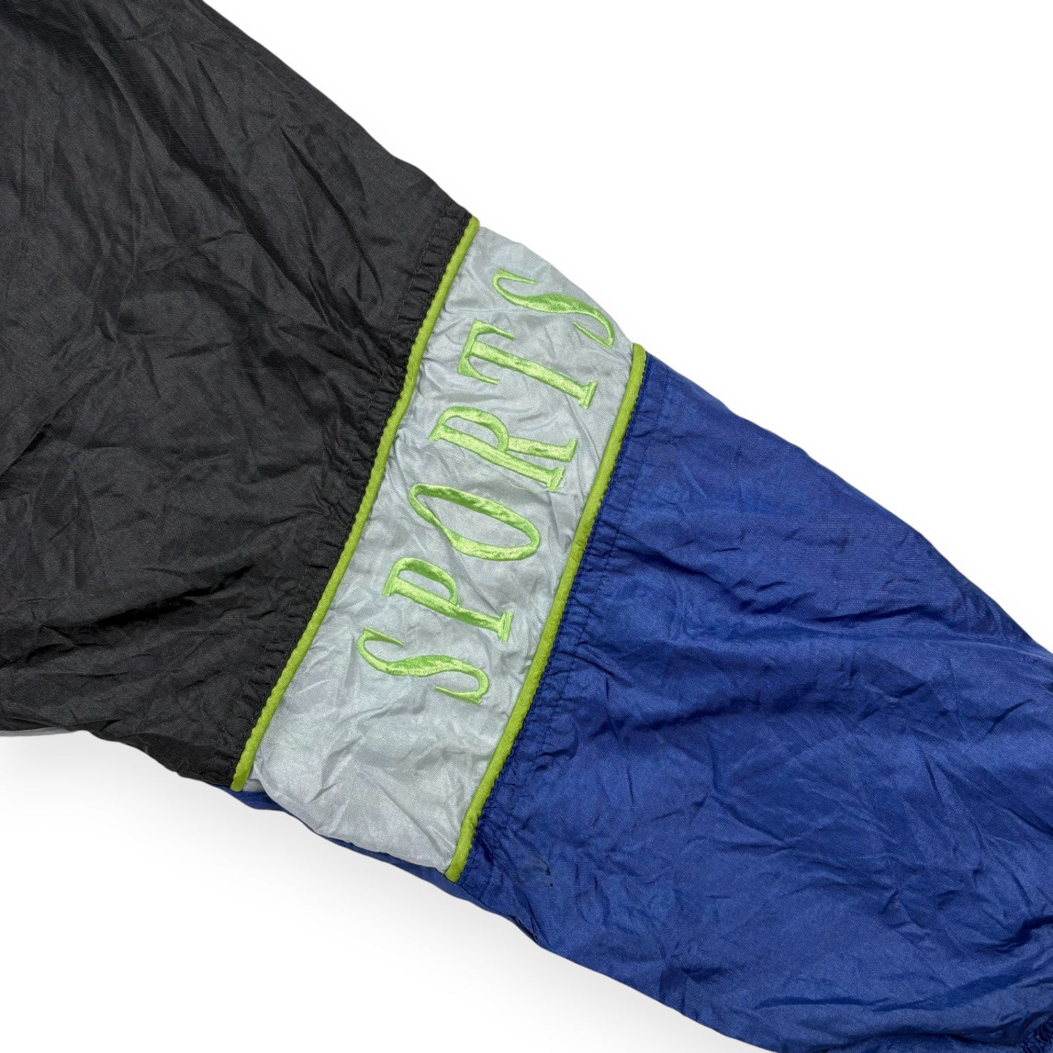 Nike Vintage Trainingsjacke Blau Schwarz Grau