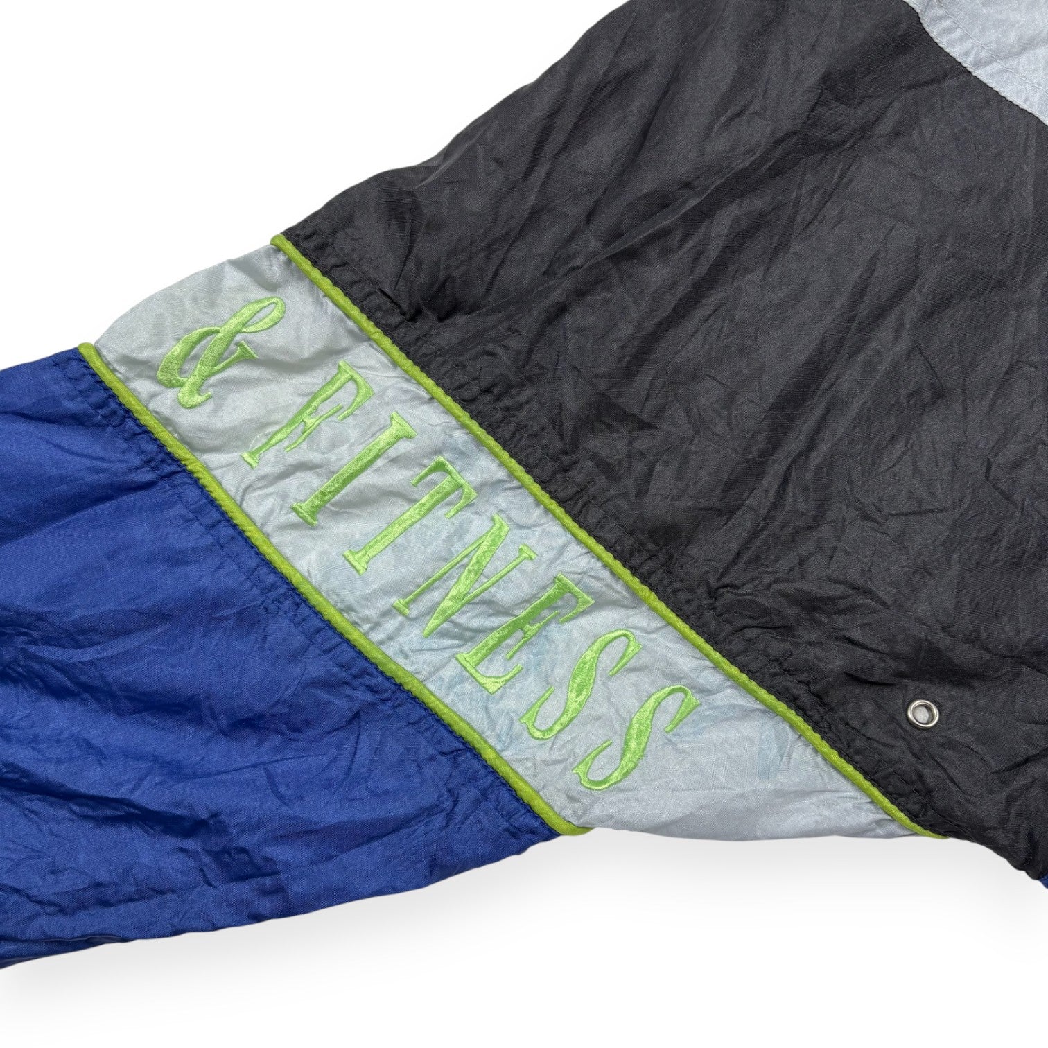 Nike Vintage Trainingsjacke Blau Schwarz Grau