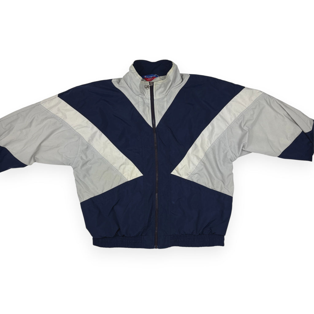 Champion Vintage Windbreaker Blau / Grau