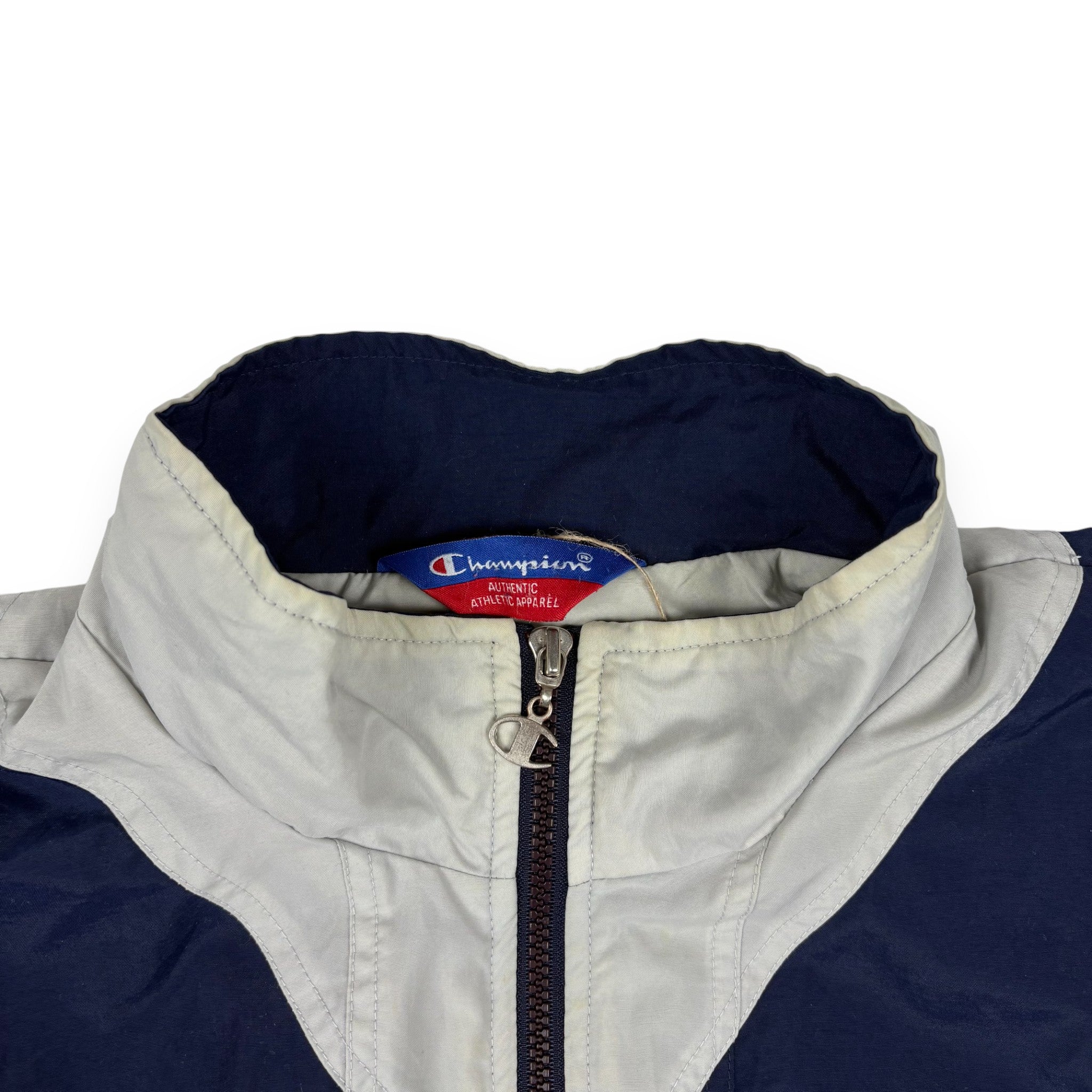 Champion Vintage Windbreaker Blau / Grau
