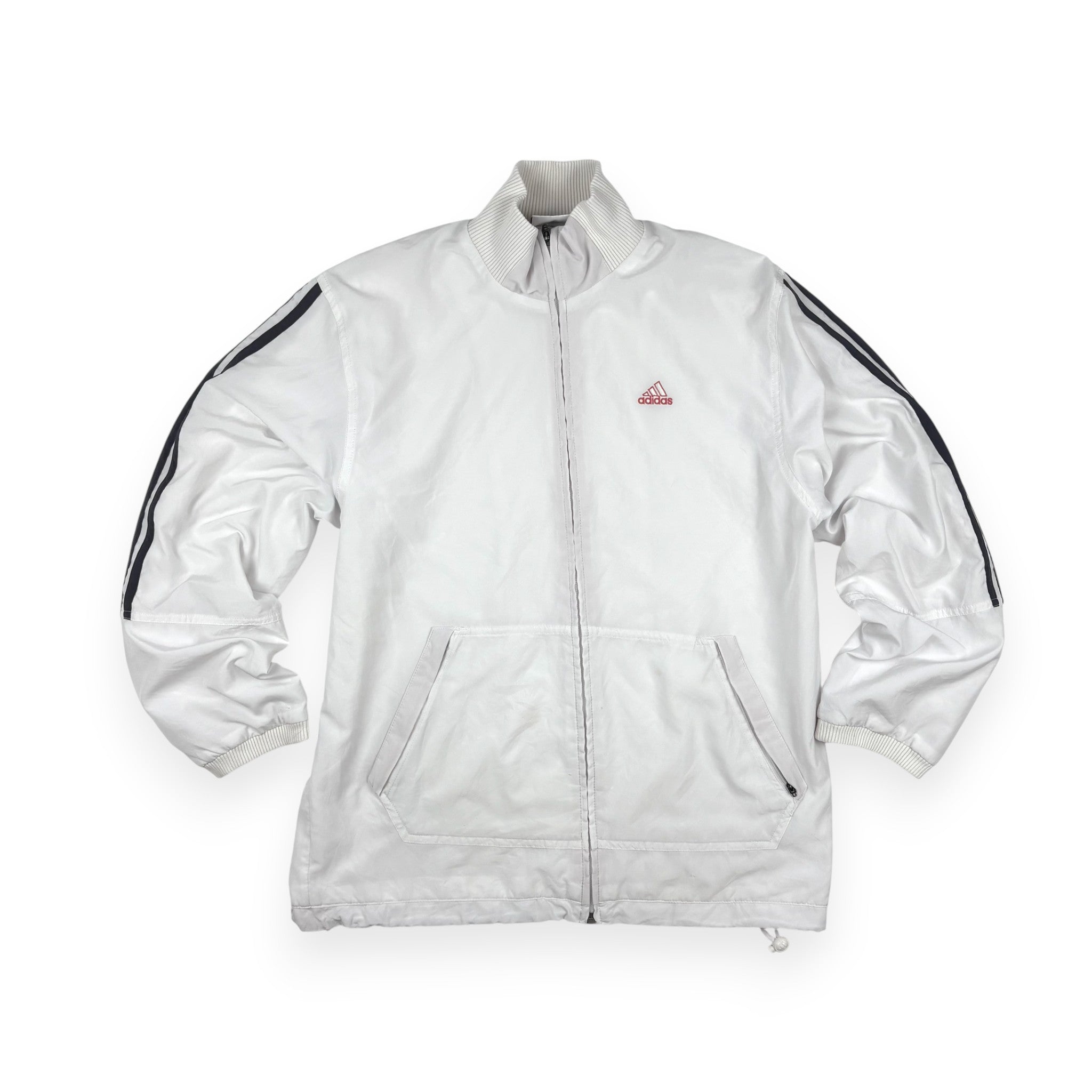 Adidas Trackjacket Weiß mit magenta Details