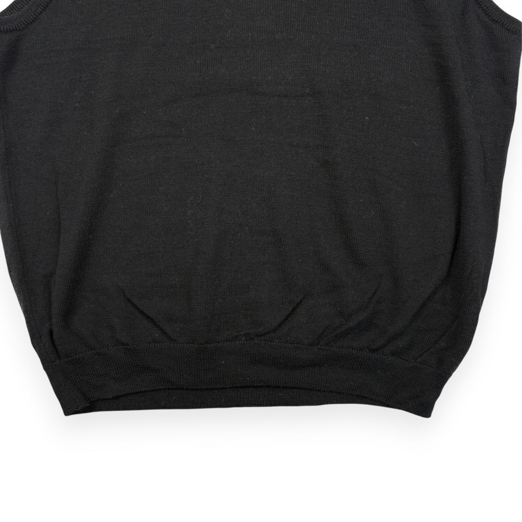 Lacoste V-Neck Strickweste Schwarz