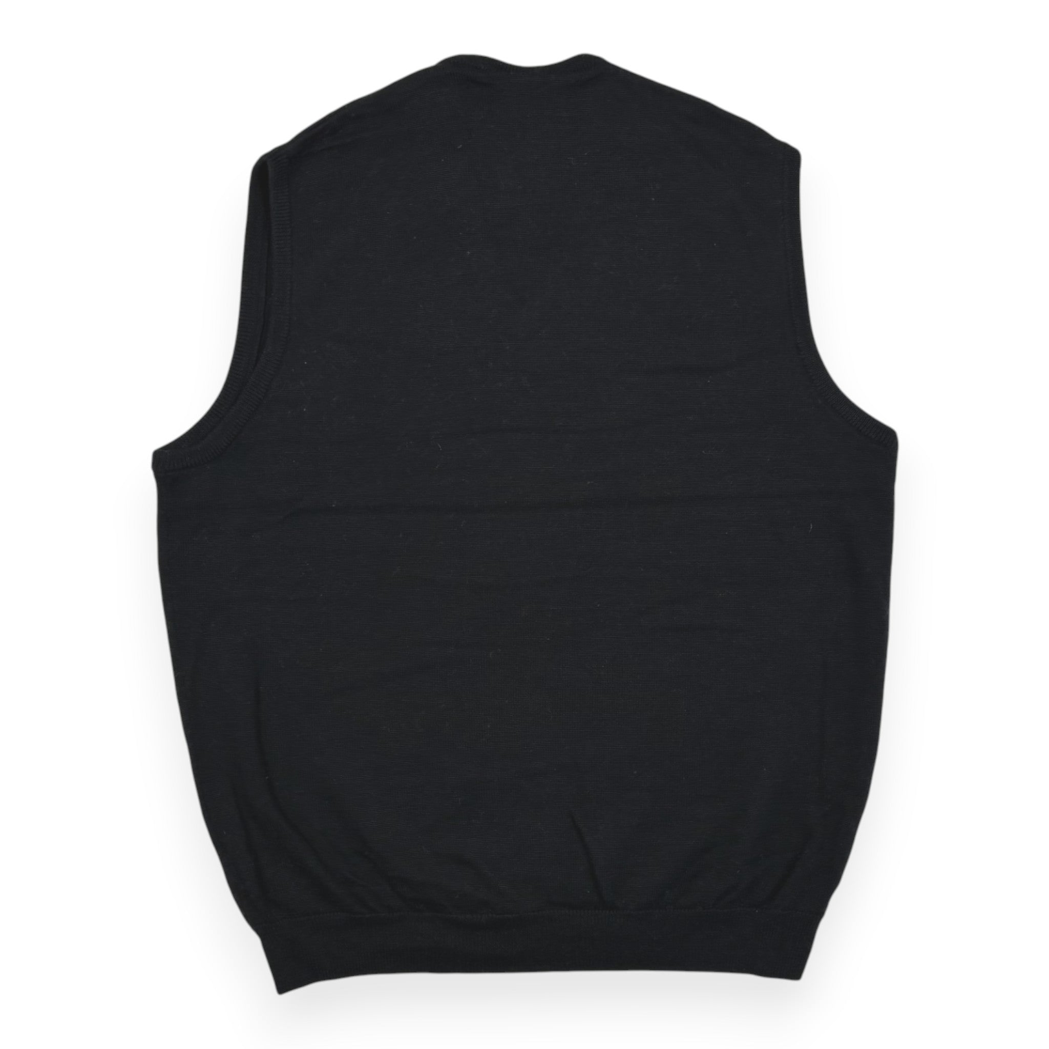 Lacoste V-Neck Strickweste Schwarz