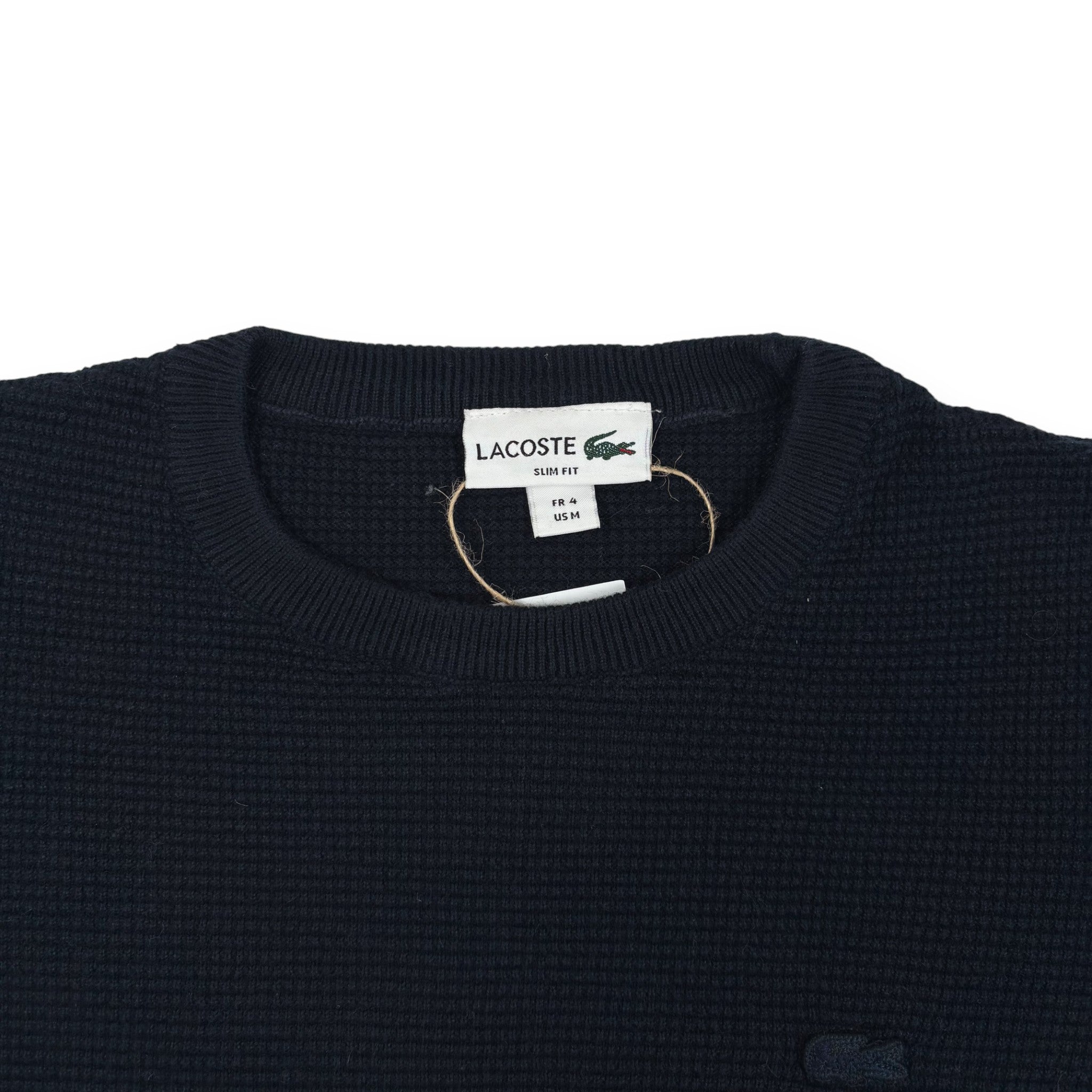 Lacoste Strickpullover Navy Blau Slim Fit