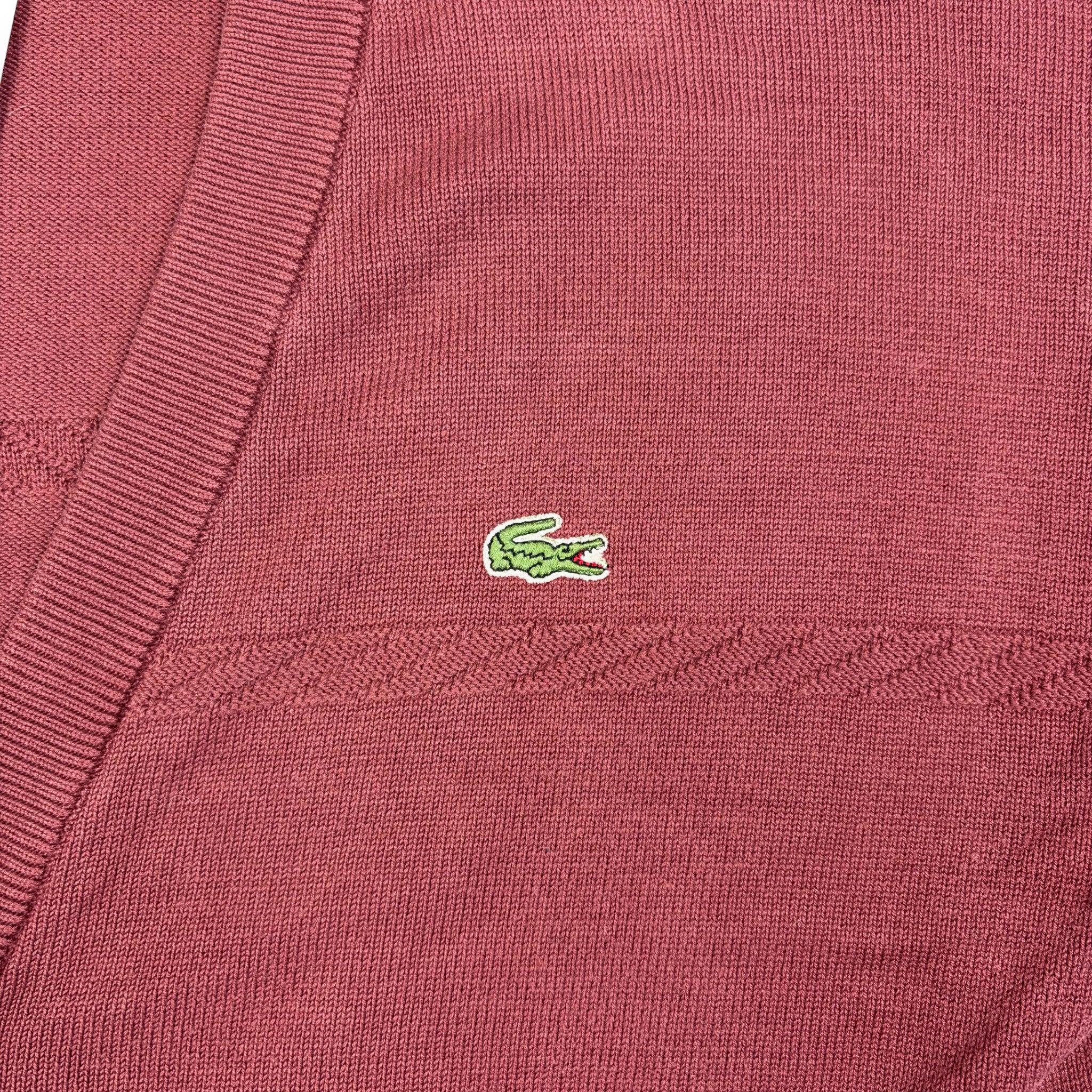 Lacoste Strick-Cardigan Bordeaux