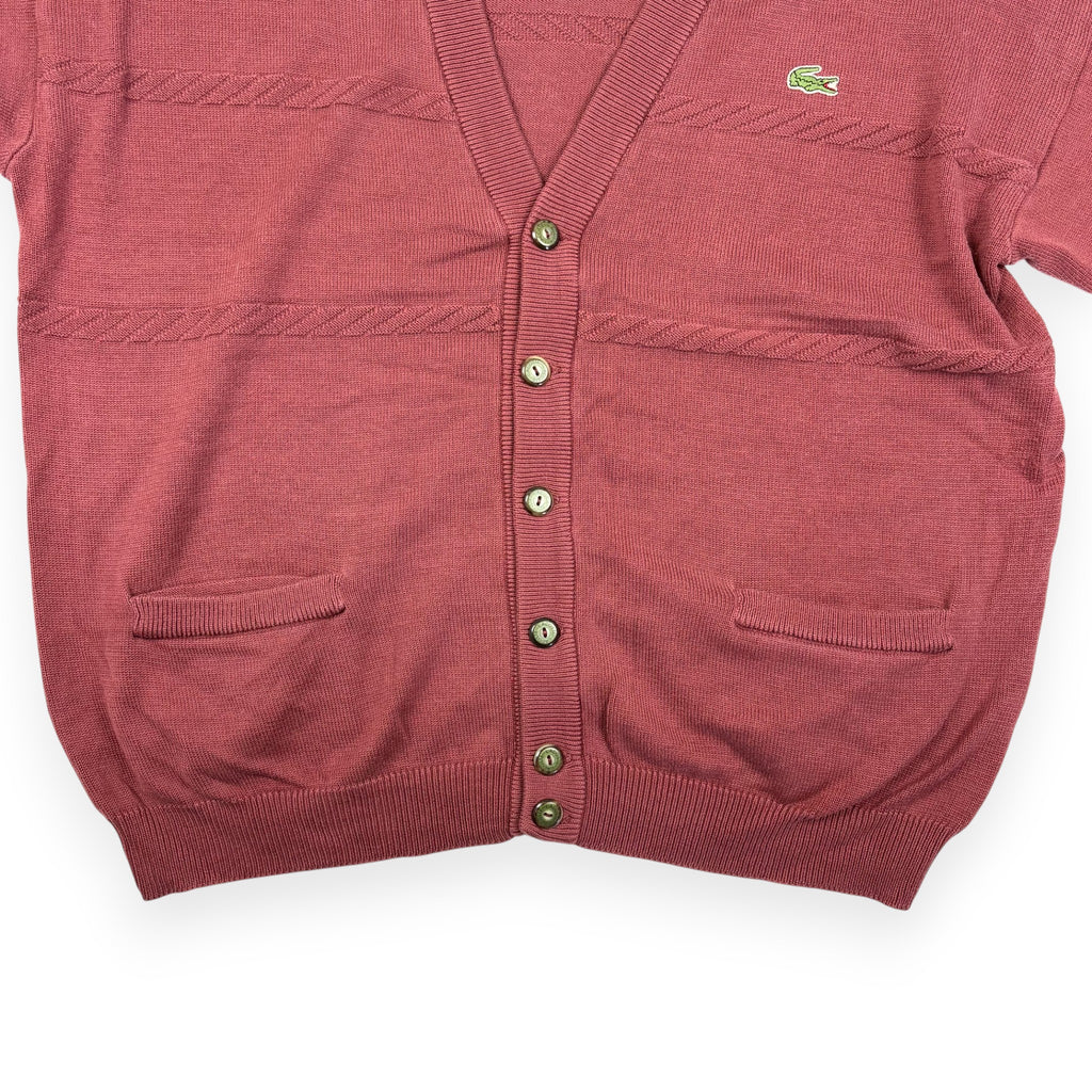 Lacoste Strick-Cardigan Bordeaux