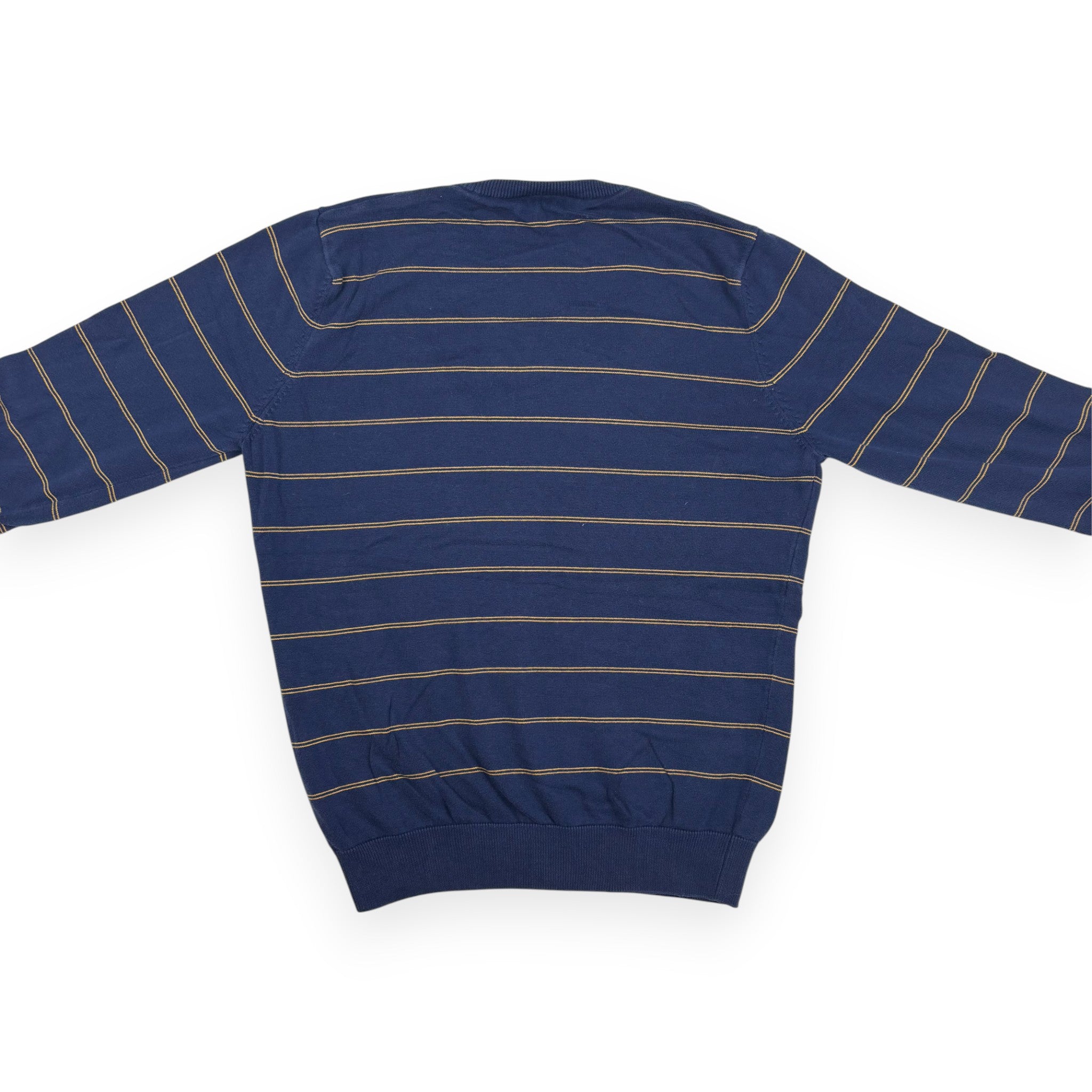 Lacoste V-Neck Pullover Dunkelblau Gestreift