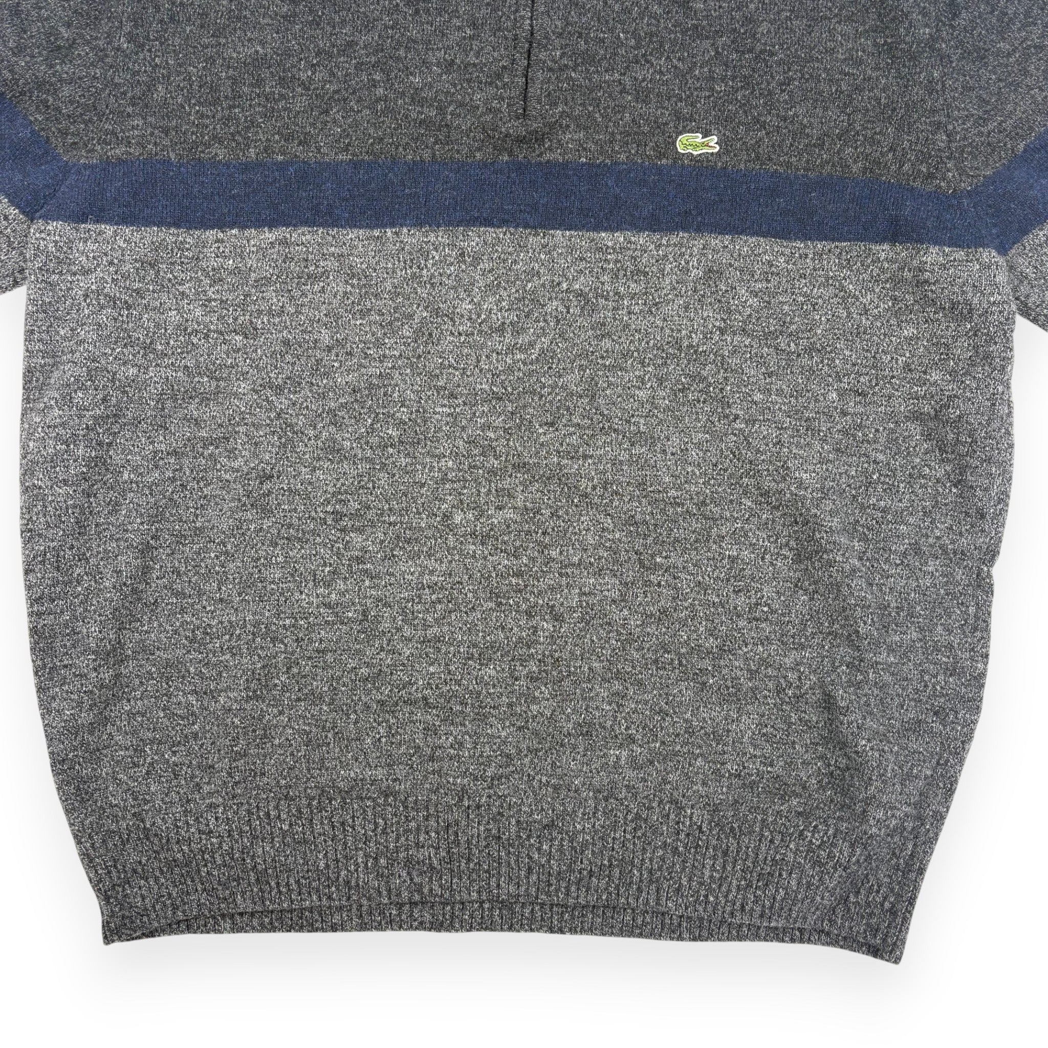 Lacoste Half-Zip Pullover Grau/Navy