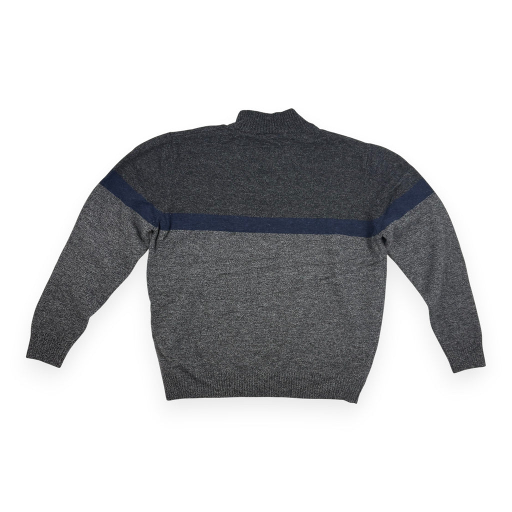 Lacoste Half-Zip Pullover Grau/Navy