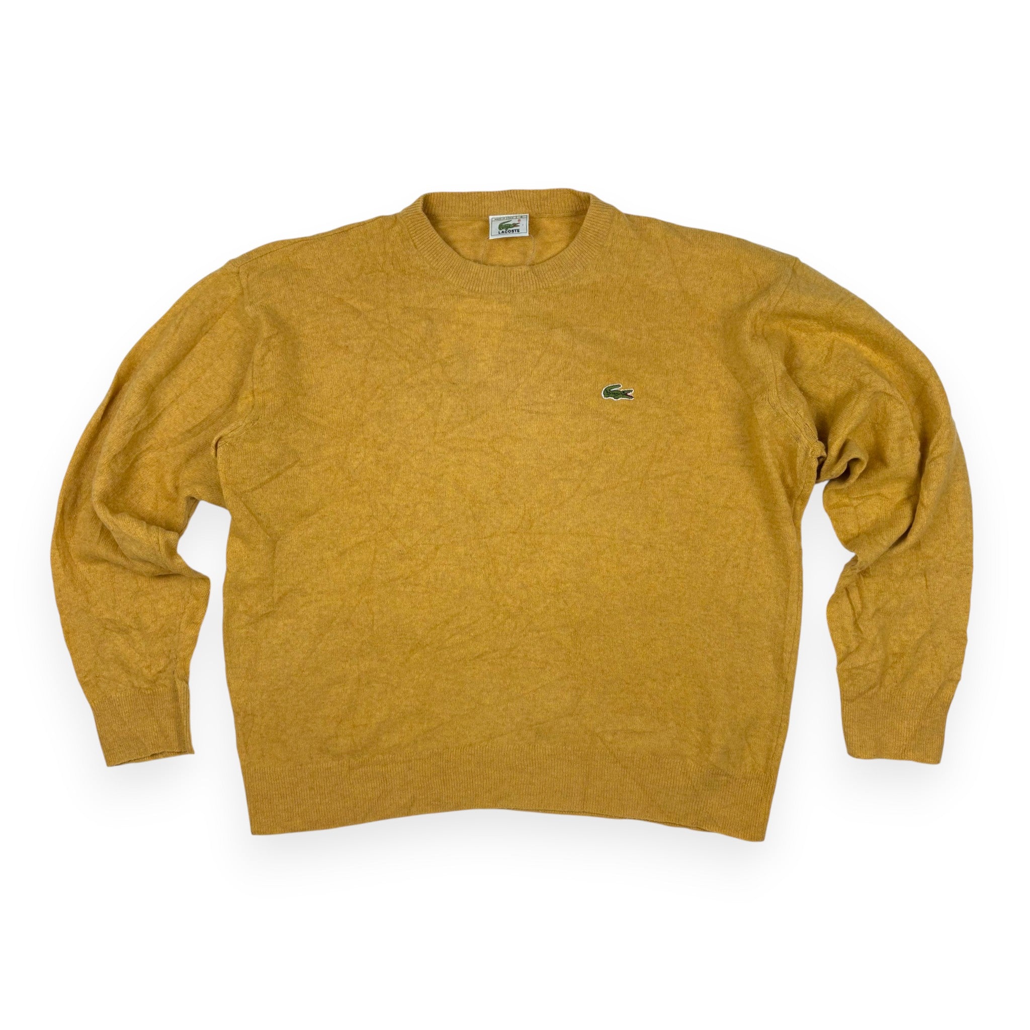 Lacoste Strickpullover Ocker / Senfgelb