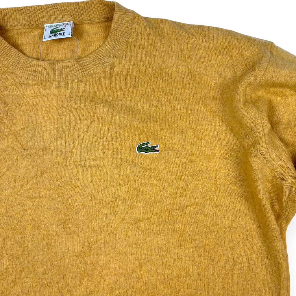 Lacoste Strickpullover Ocker / Senfgelb