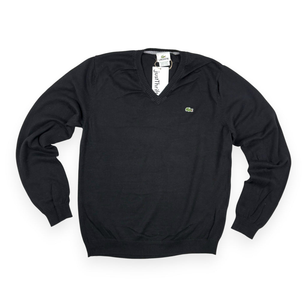 Lacoste V-Neck Pullover Schwarz