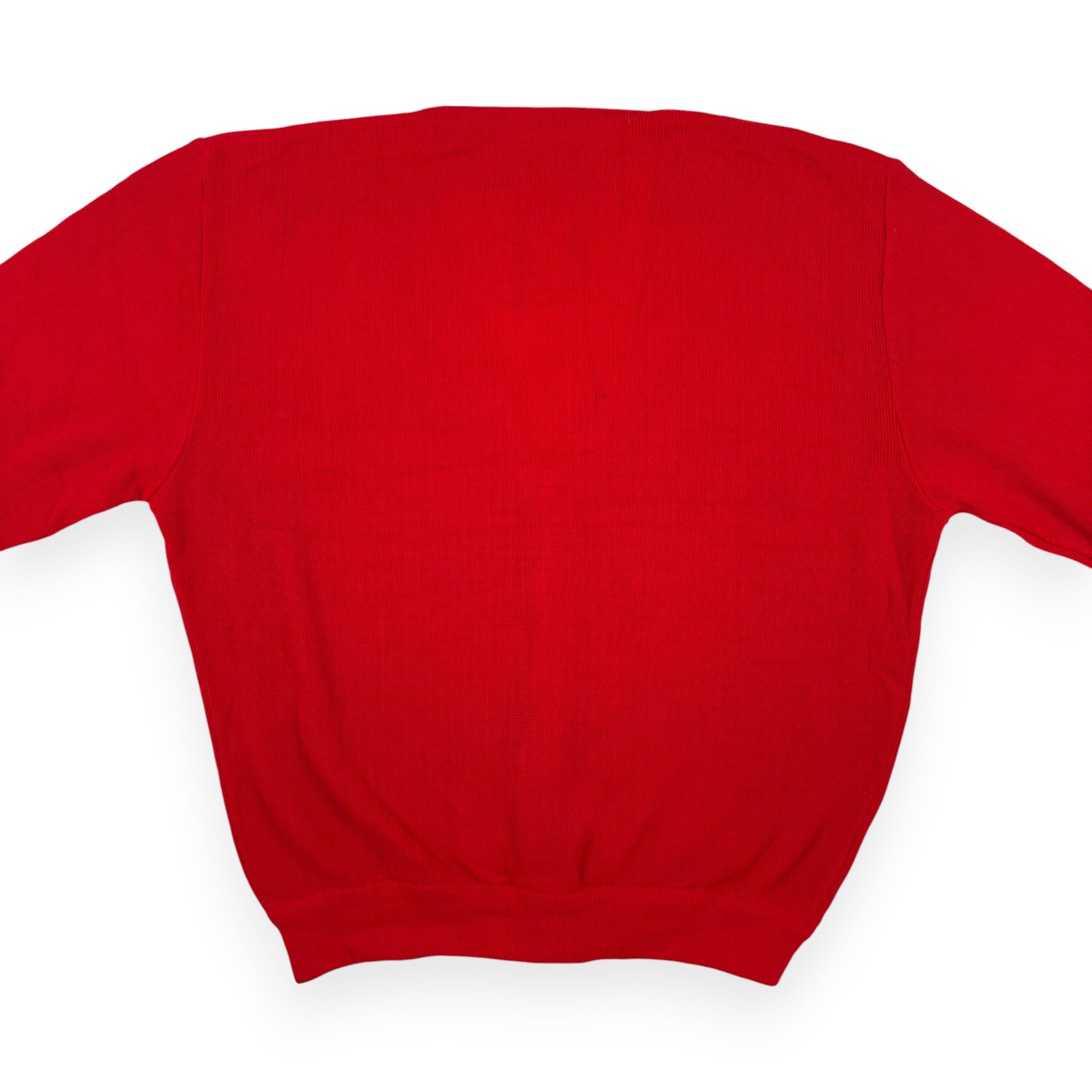 Lacoste Chemise Cardigan Rot Vintage